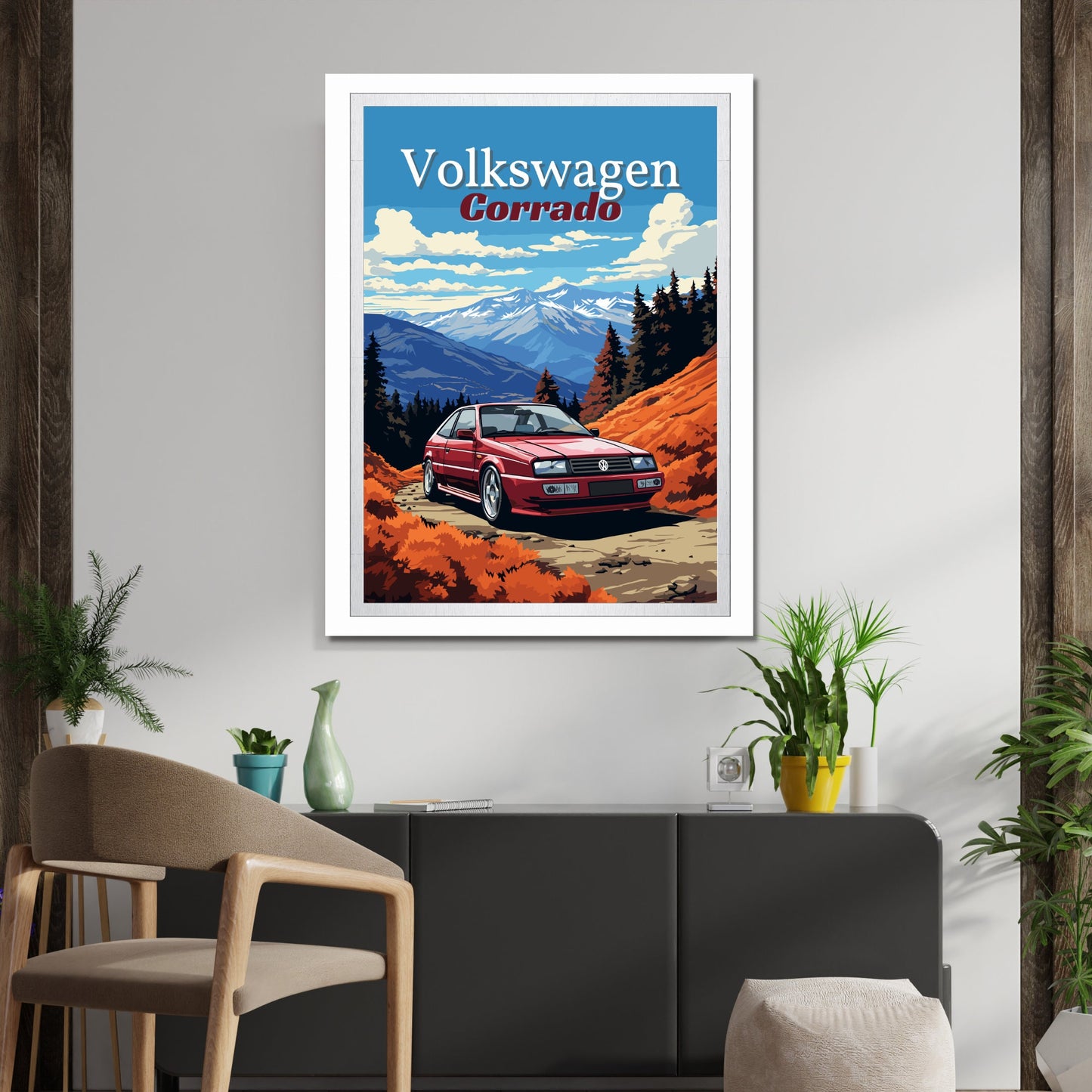 Volkswagen Corrado Print, 1990s Car