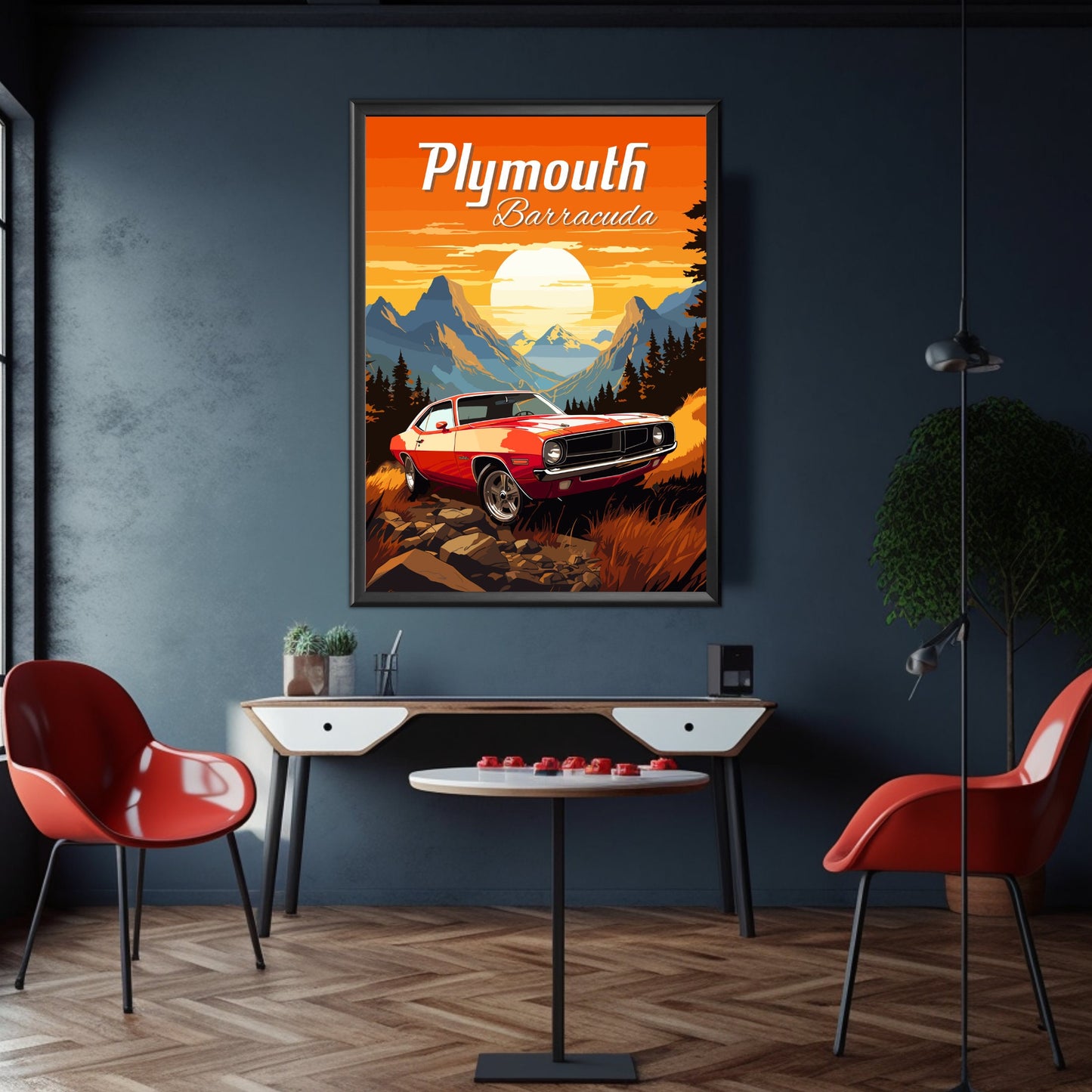 Plymouth Barracuda Poster