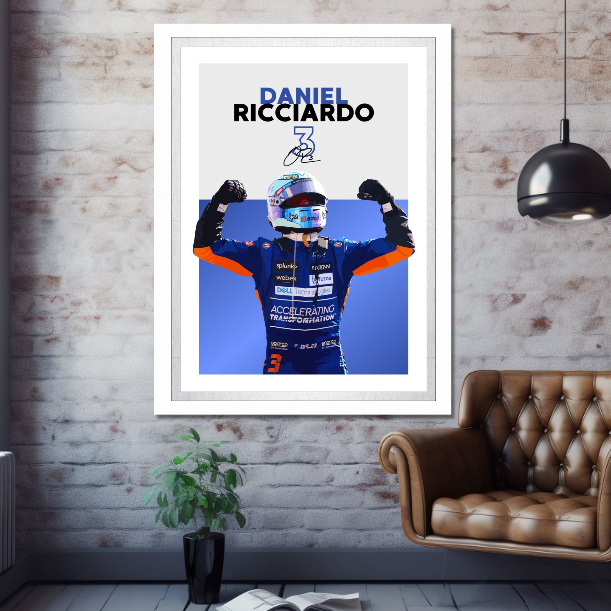 Daniel Ricciardo Poster, F1 Print