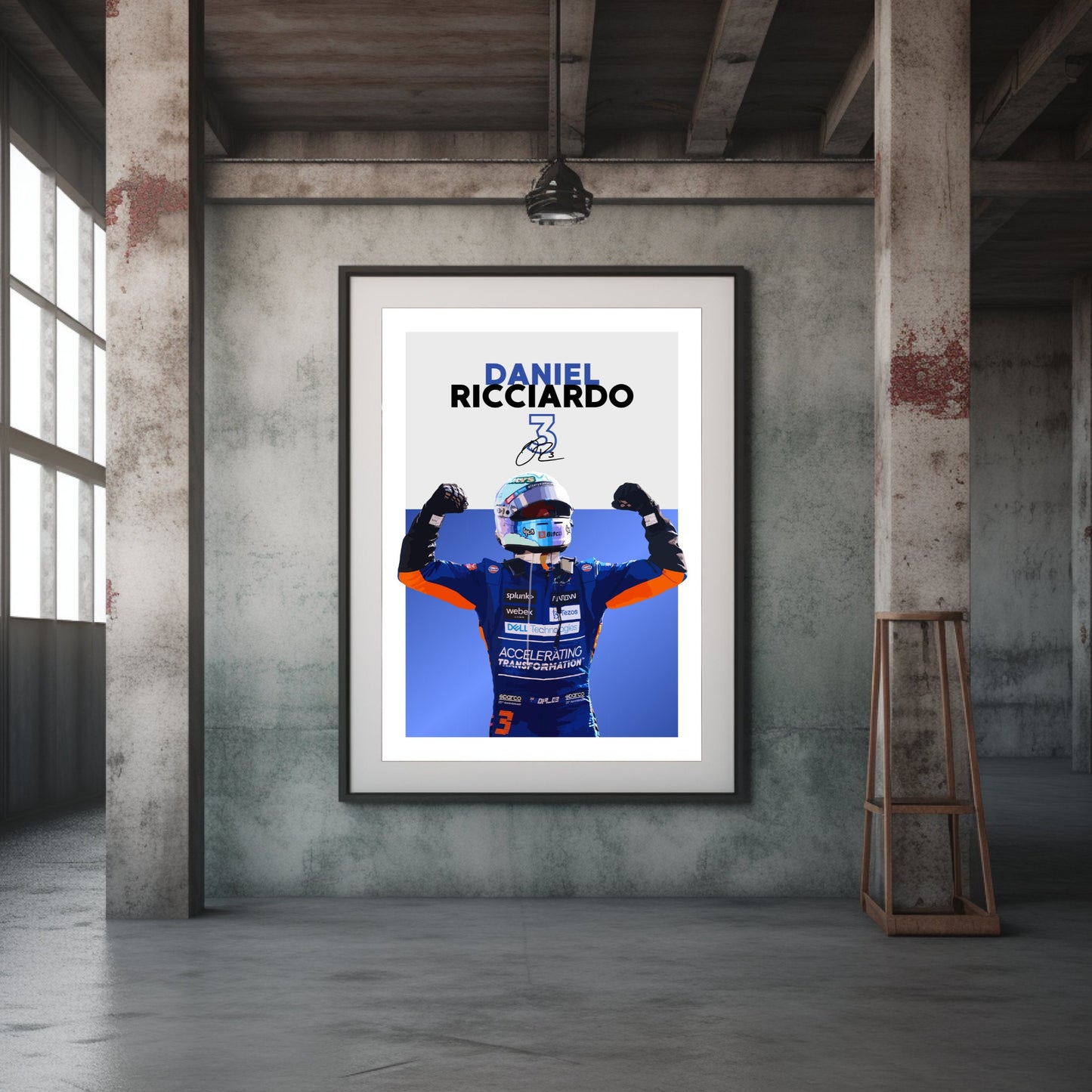 Daniel Ricciardo Poster, F1 Print