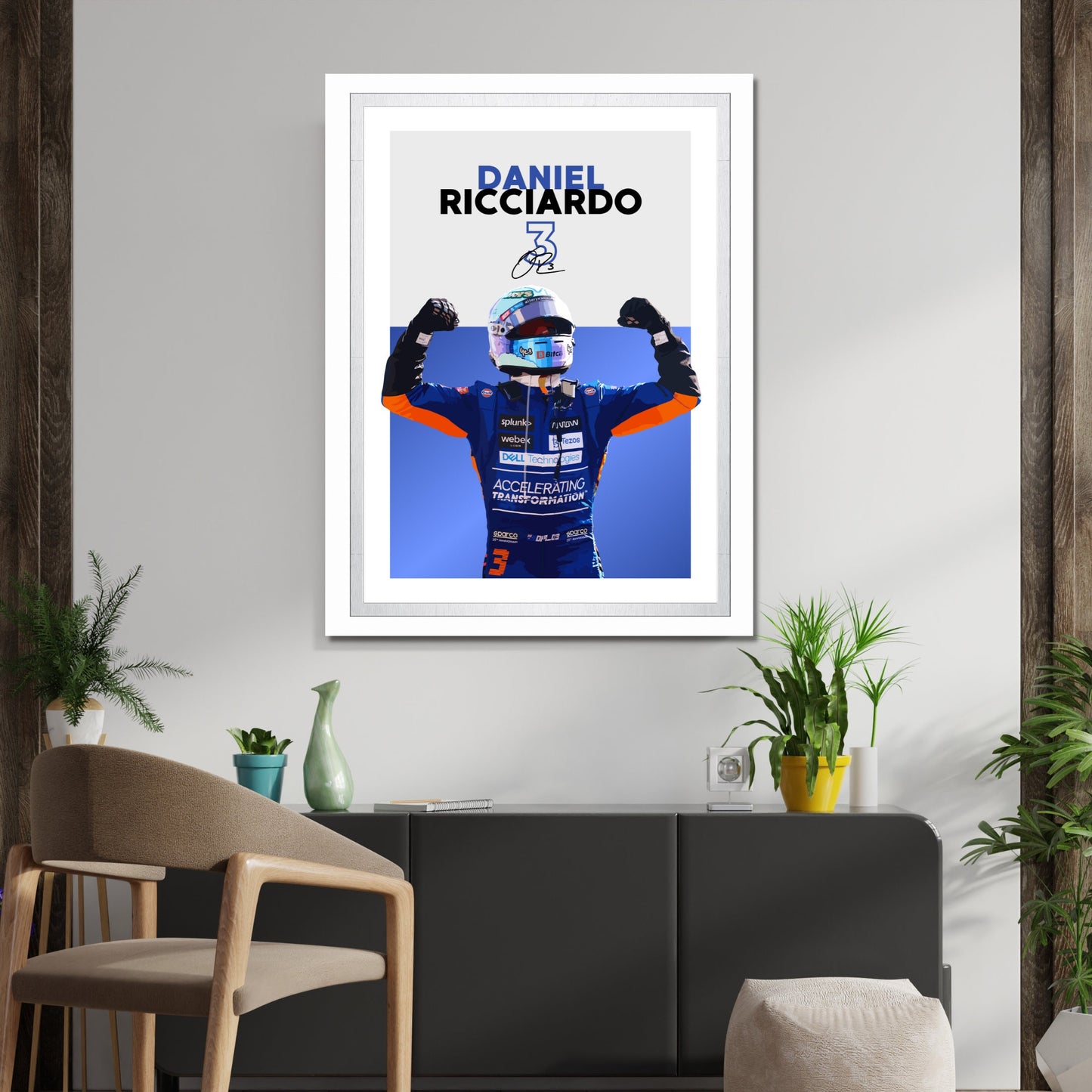 Daniel Ricciardo Poster, F1 Print