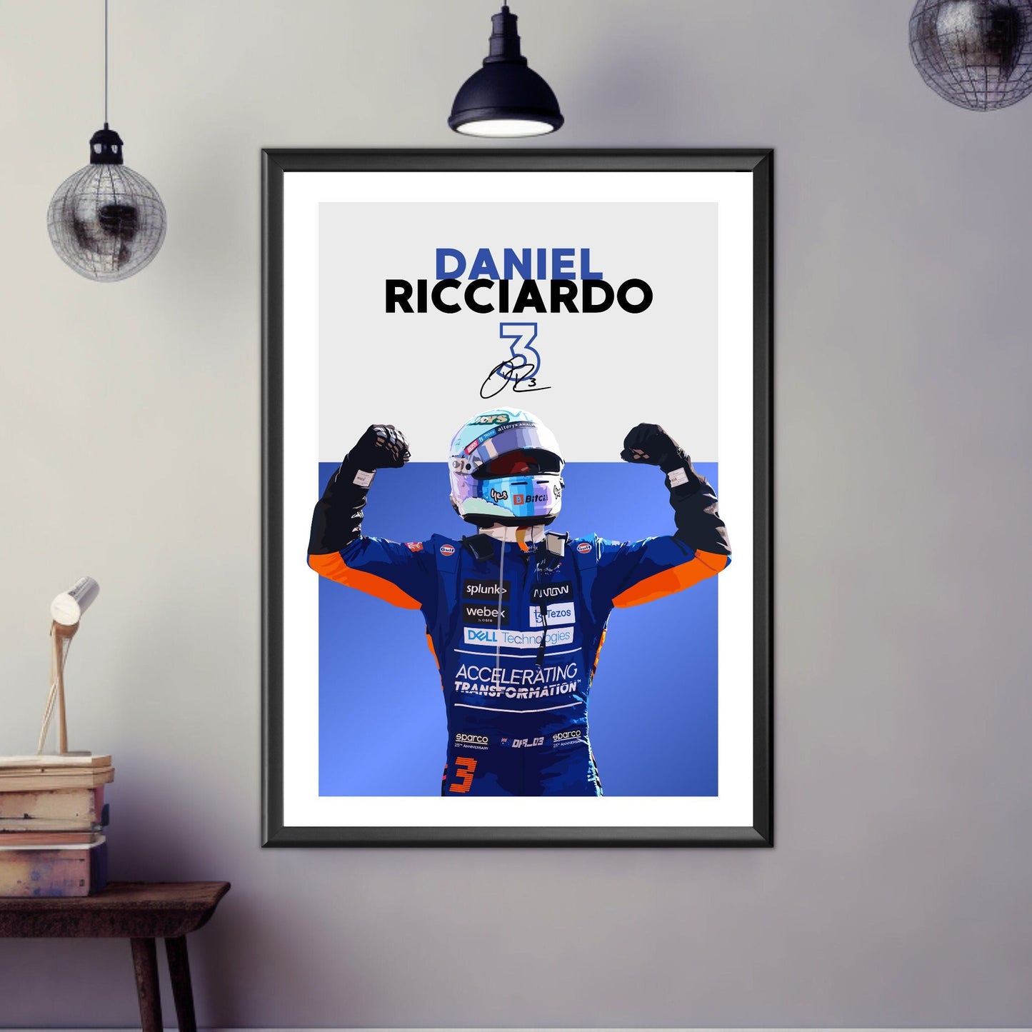 Daniel Ricciardo Poster, F1 Print