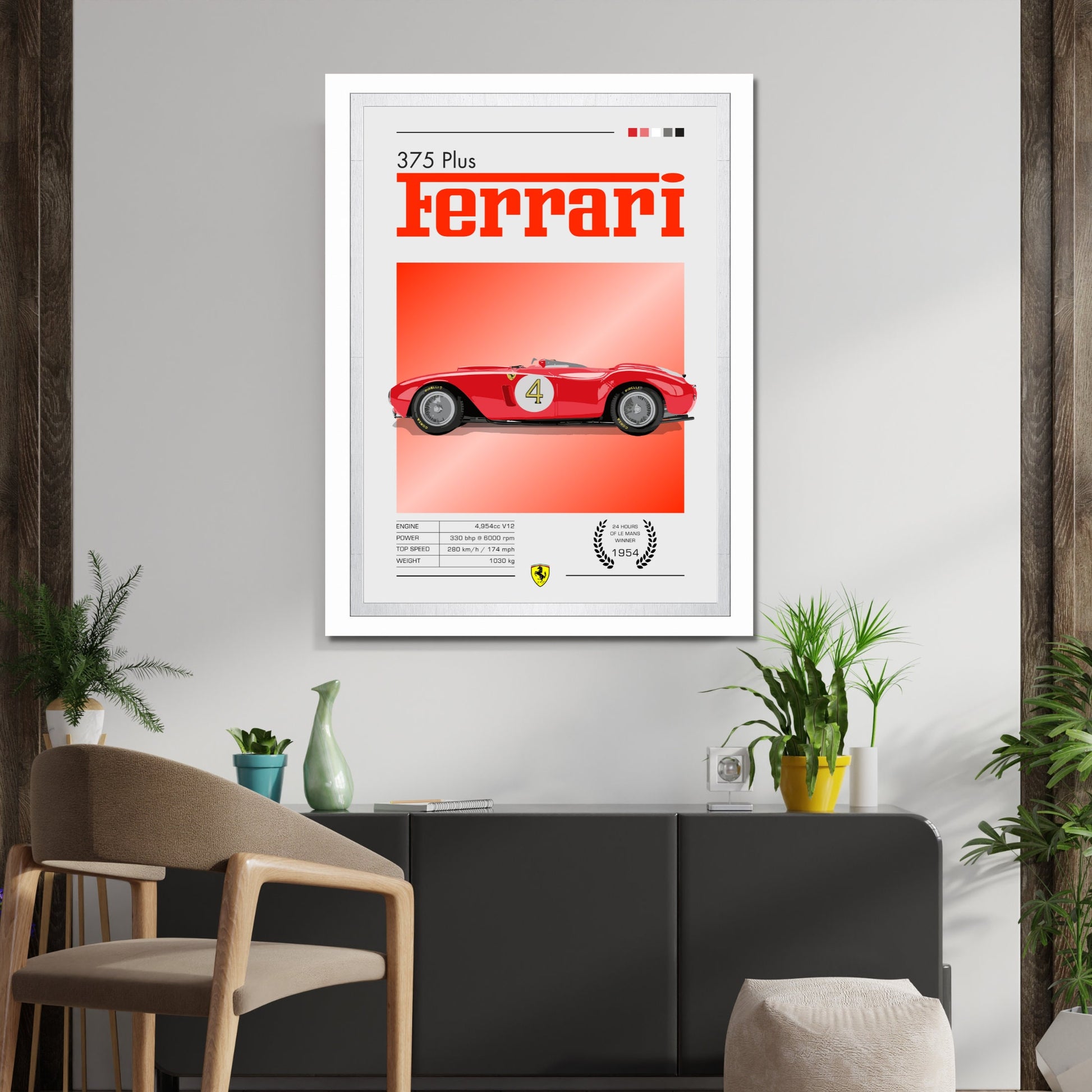 Ferrari 375 Plus Poster