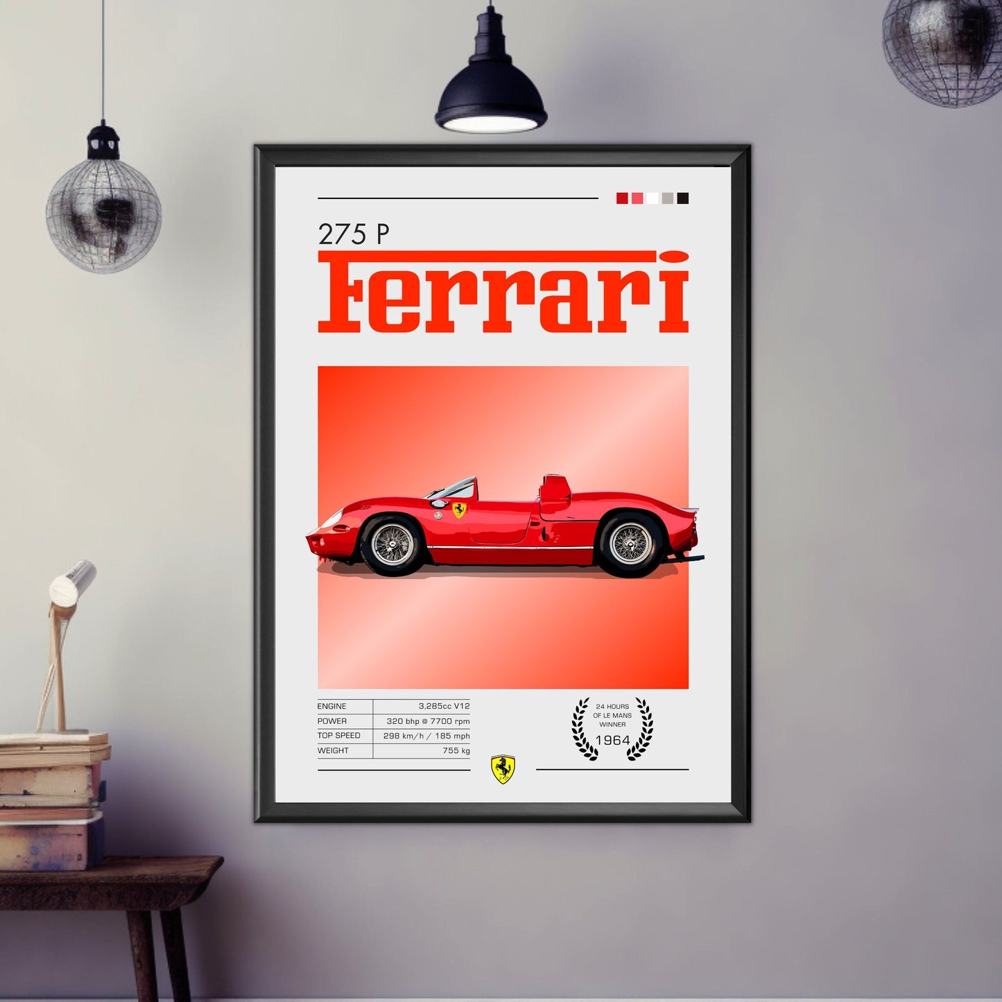 Ferrari 275 P Poster