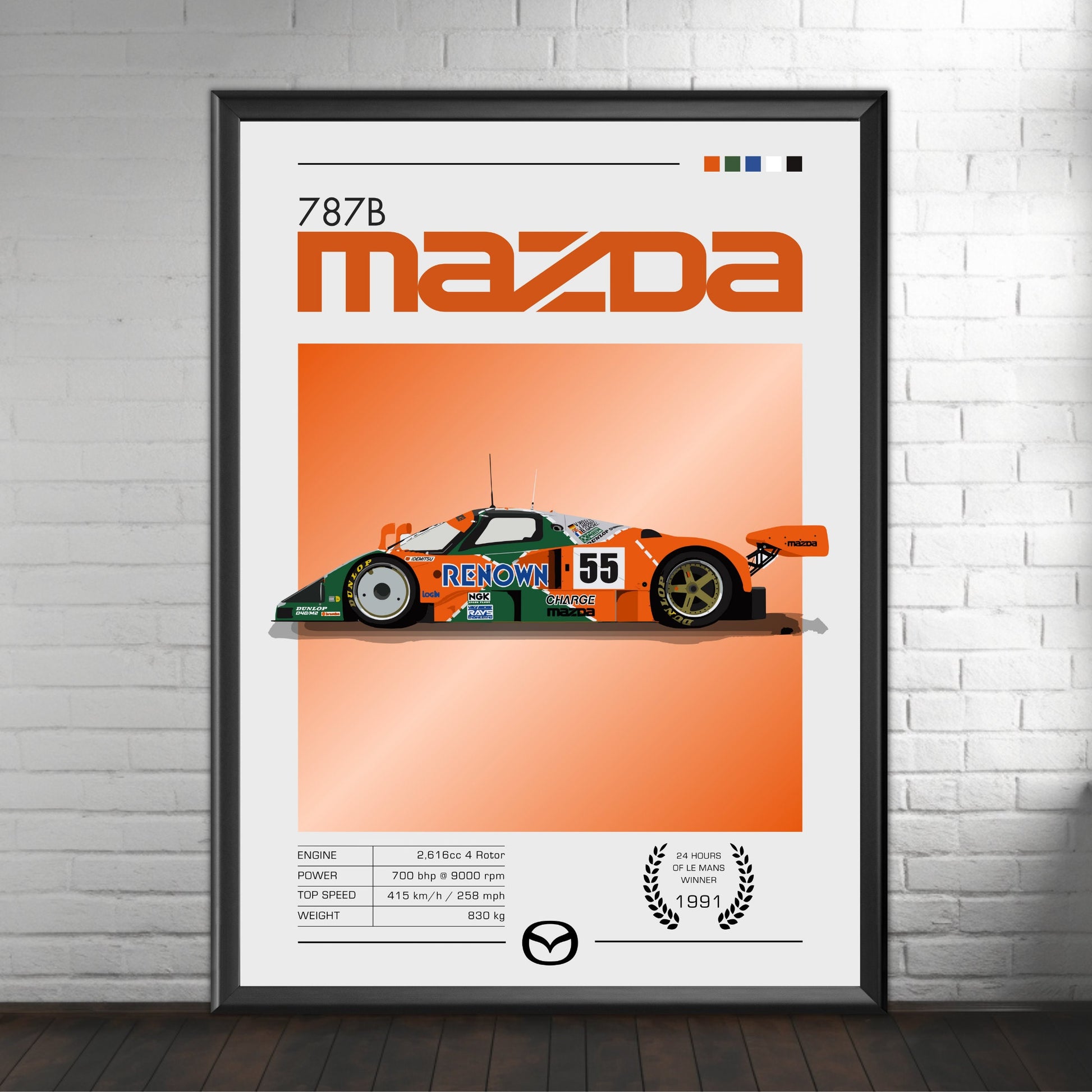 Mazda 787B Poster