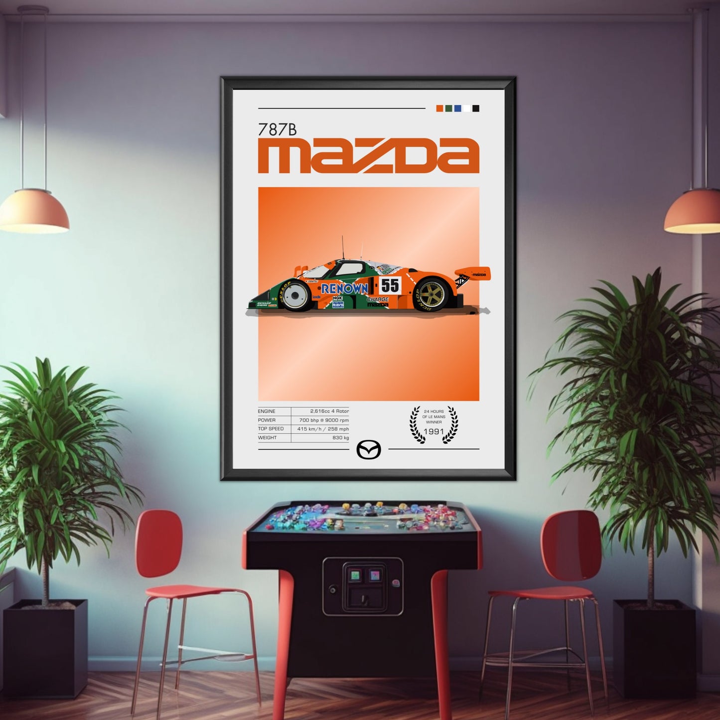 Mazda 787B Poster