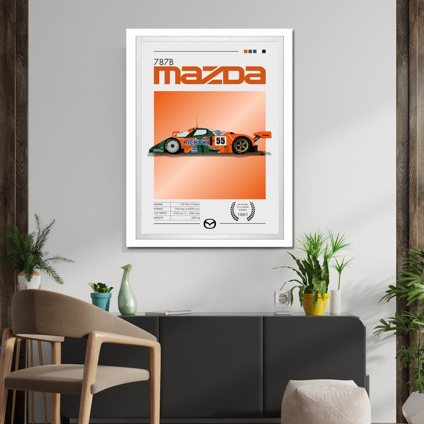 Mazda 787B Poster