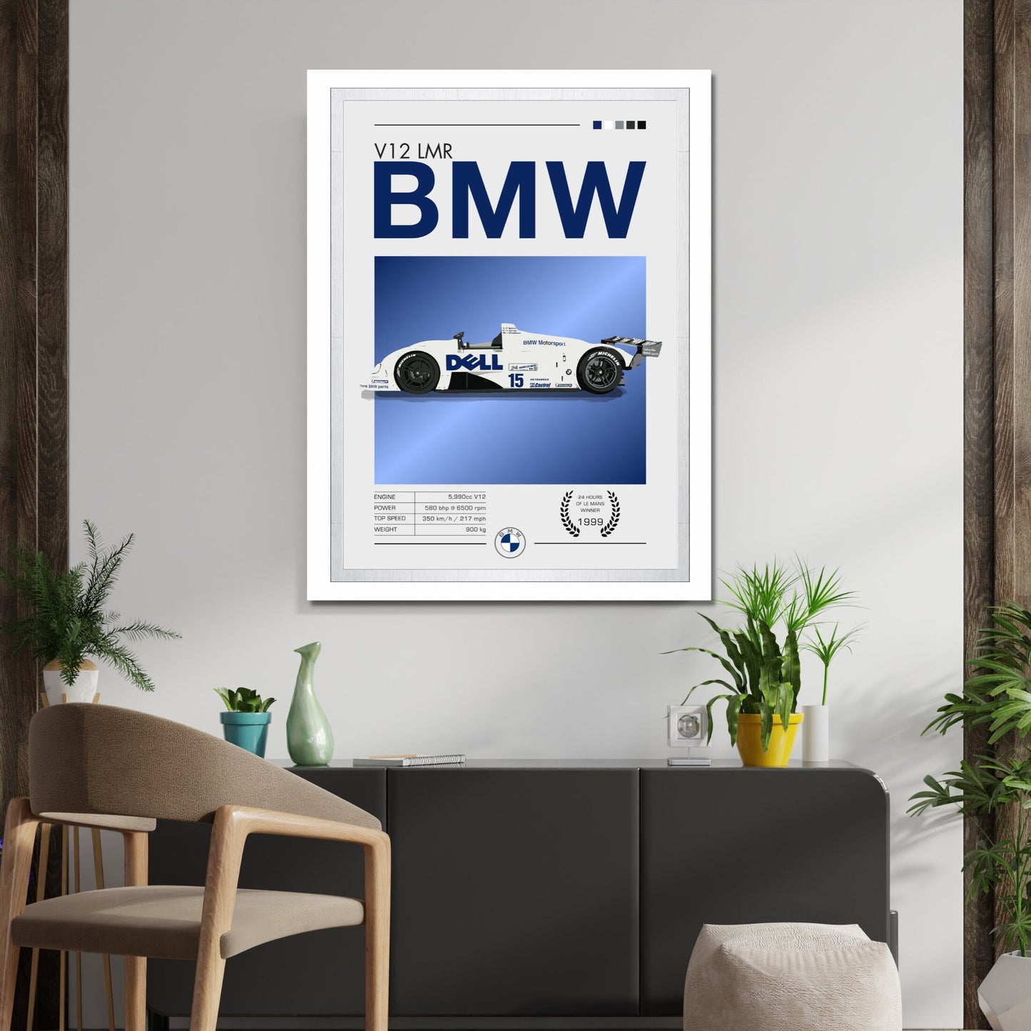 BMW V12 LMR Poster