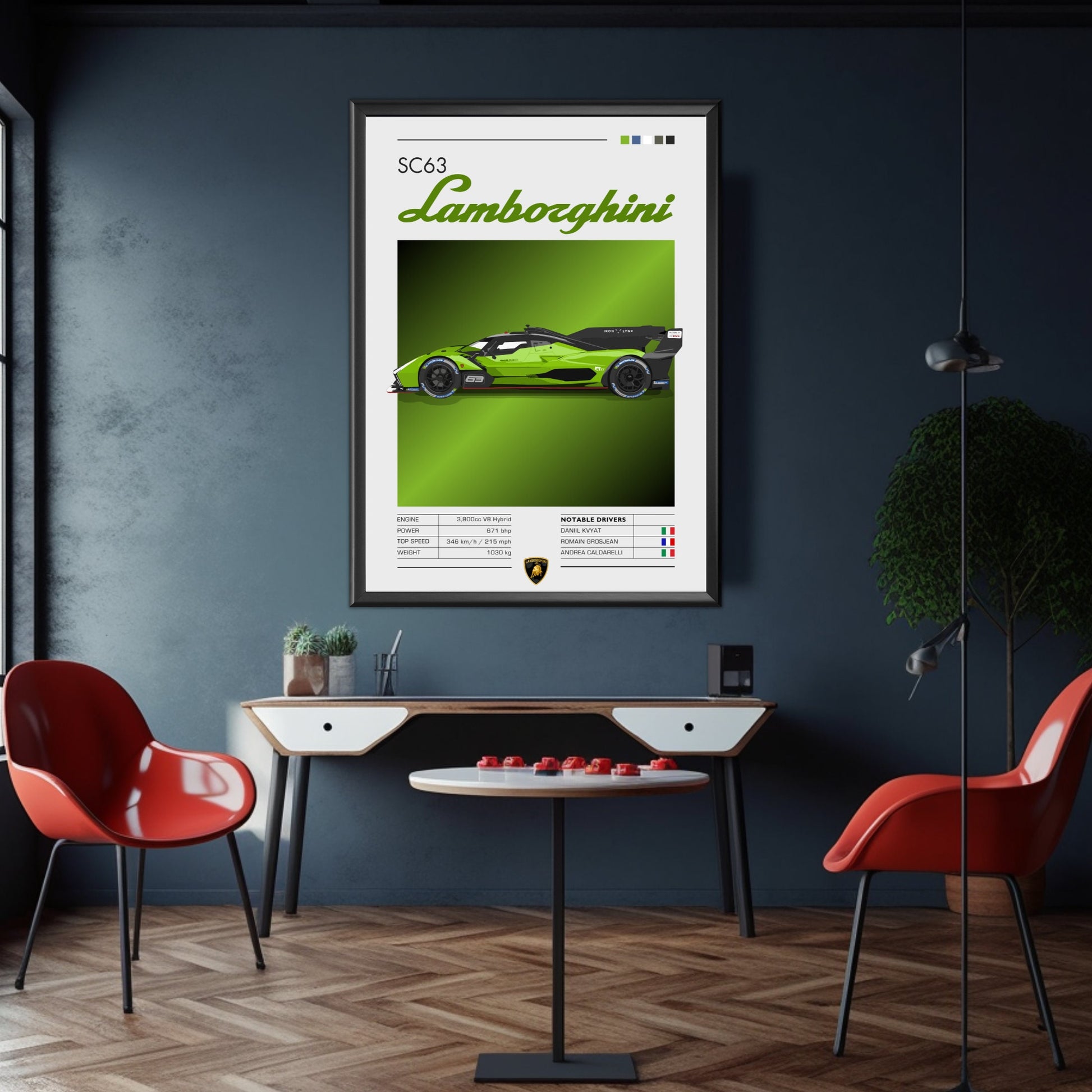 Lamborghini SC63 Print