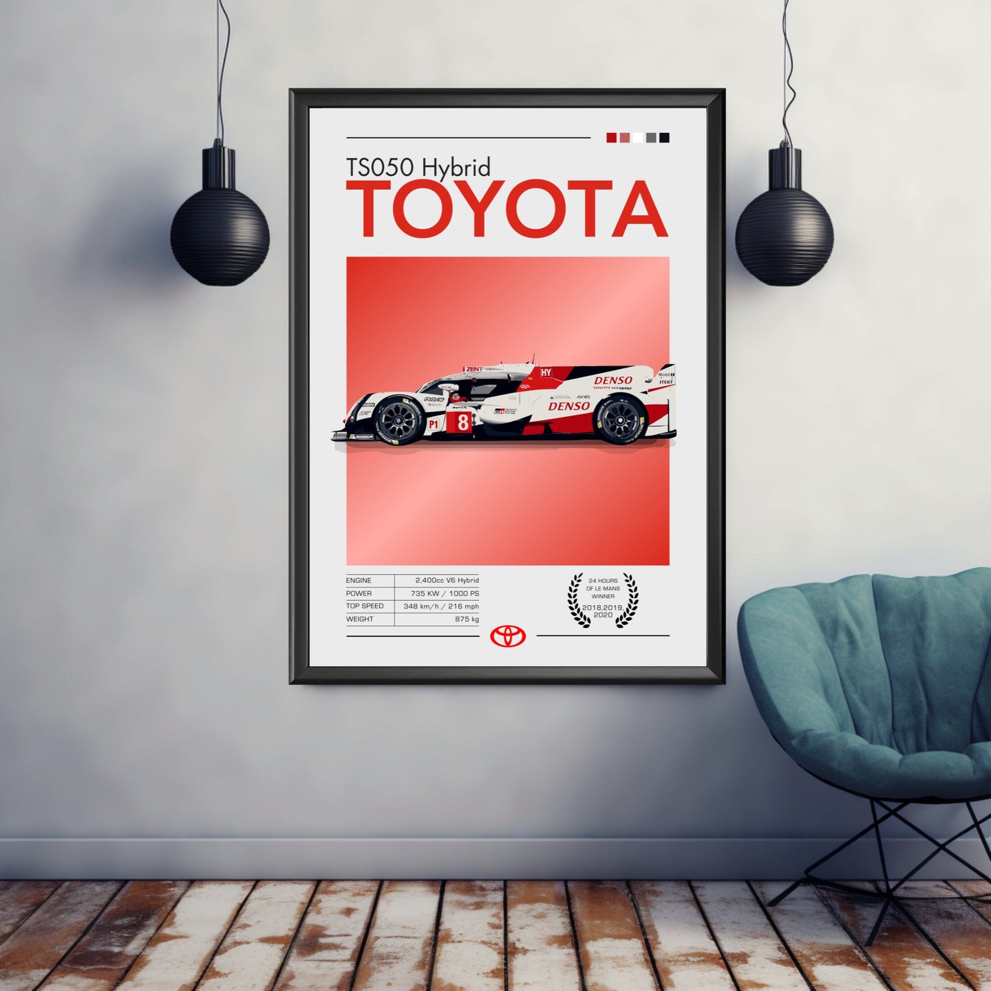 Toyota TS050 Hybrid Poster