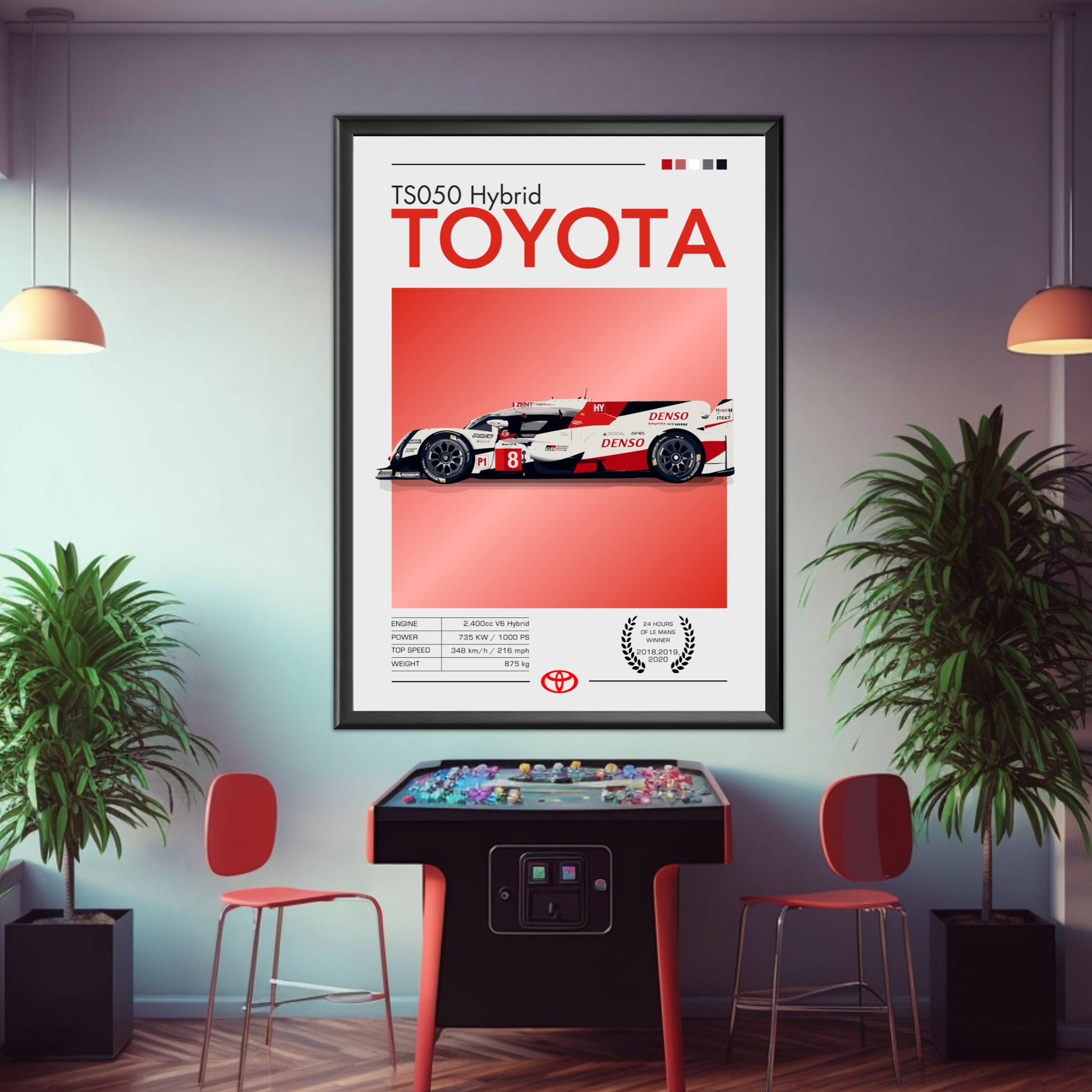 Toyota TS050 Hybrid Poster