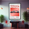 Toyota TS050 Hybrid Poster, Car Print, Toyota TS050 Hybrid Print, Car Art, Race Car Print, Car Poster, 24h of Le Mans, Hypercar Print
