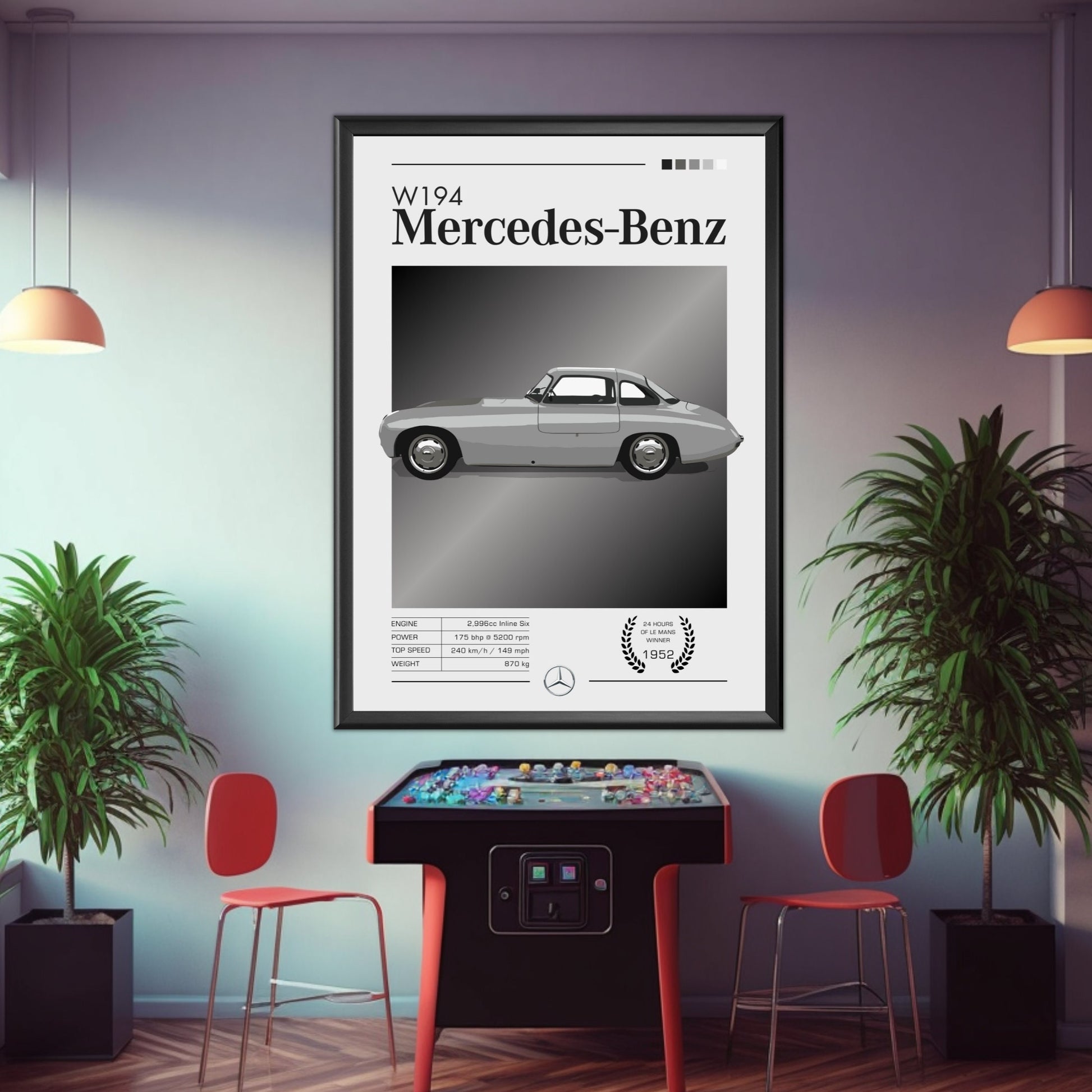 Mercedes-Benz W194 Poster