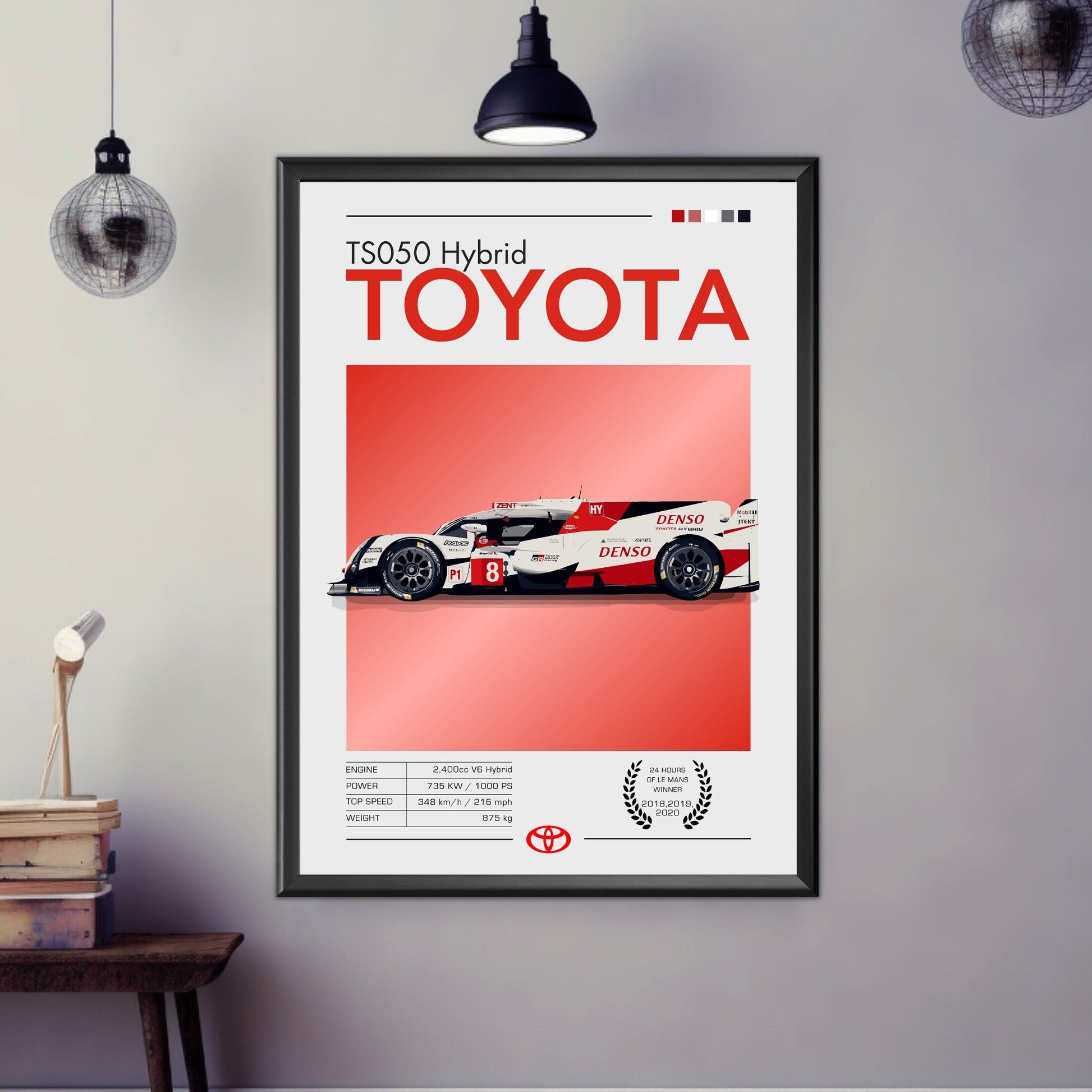 Toyota TS050 Hybrid Poster