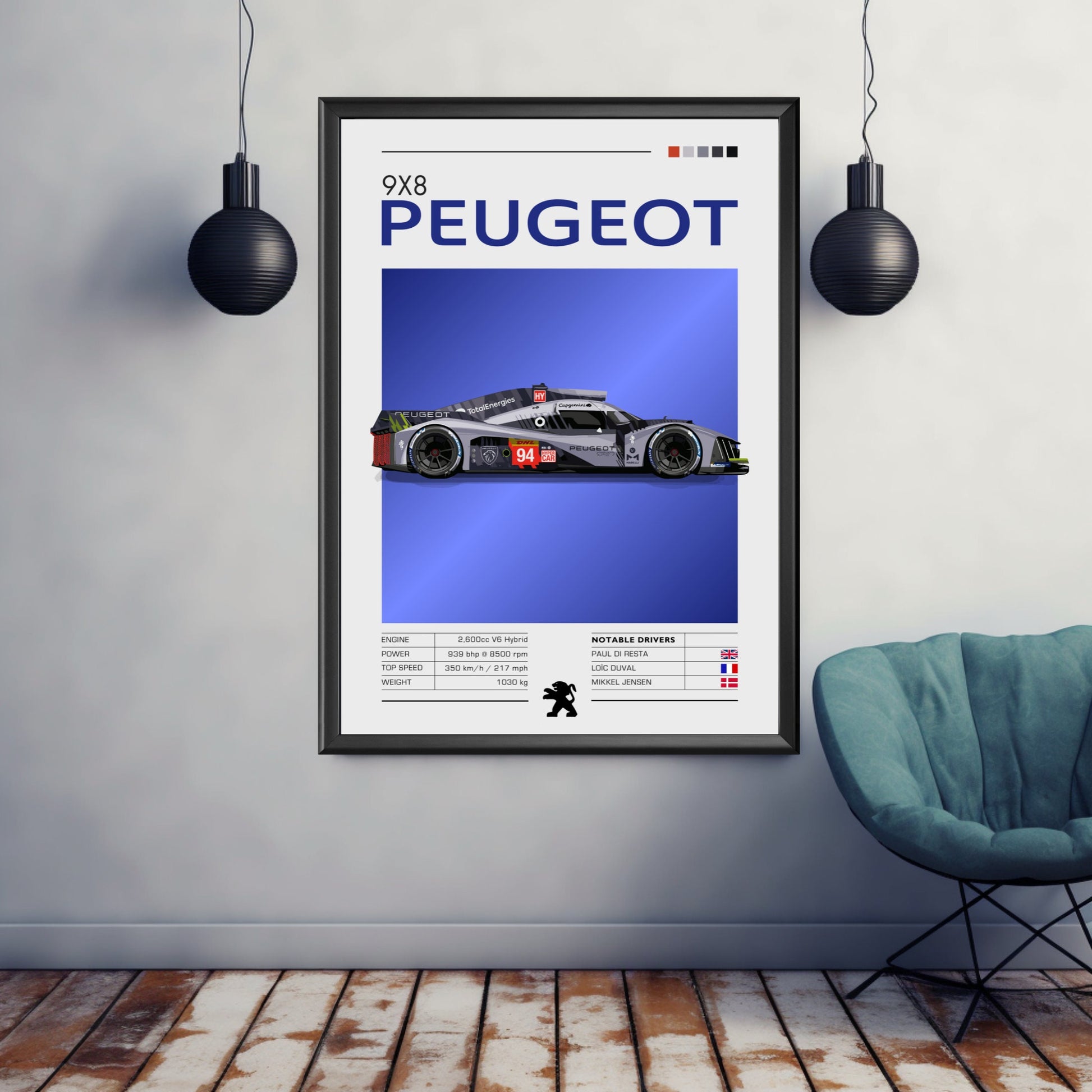 Peugeot 9X8 Print