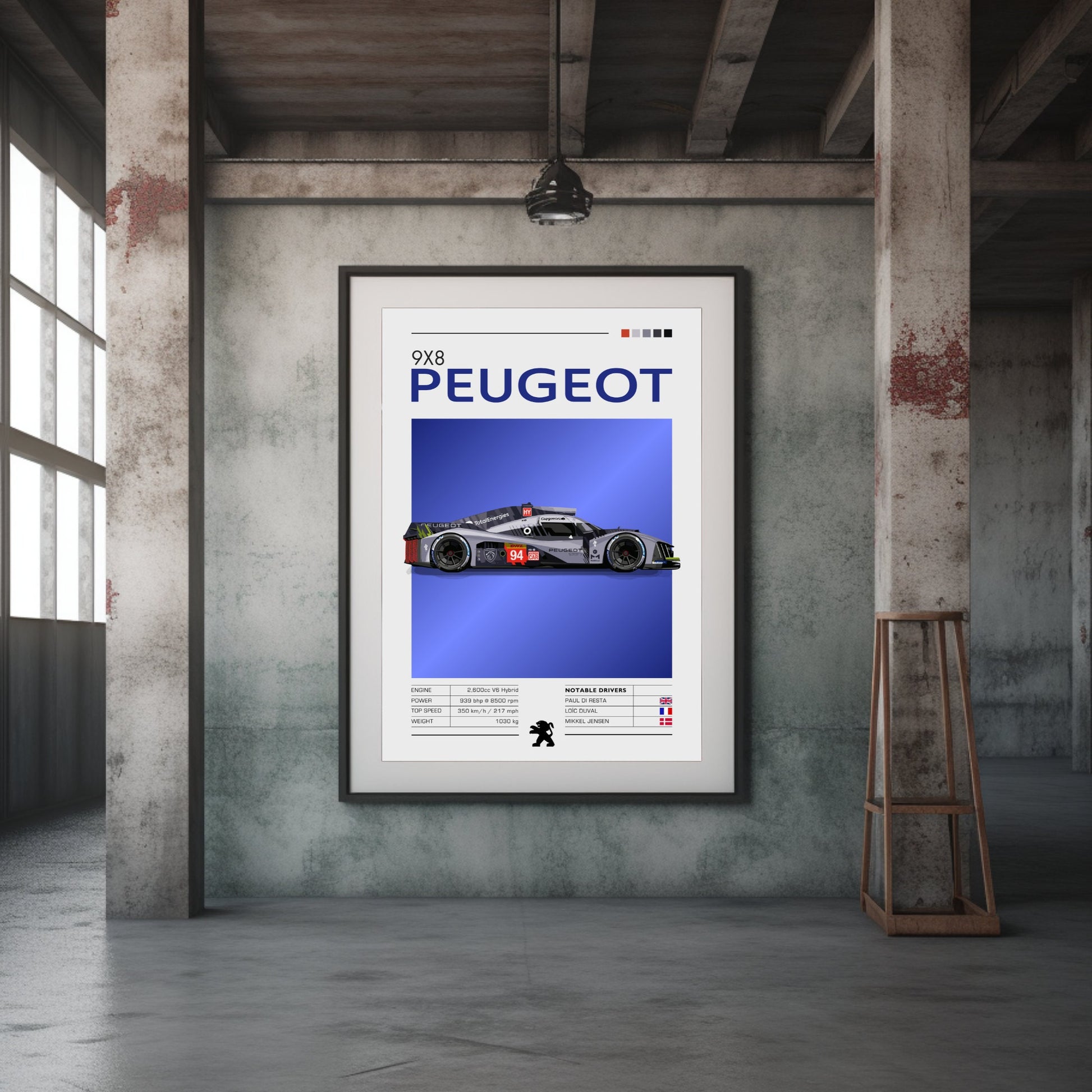 Peugeot 9X8 Print