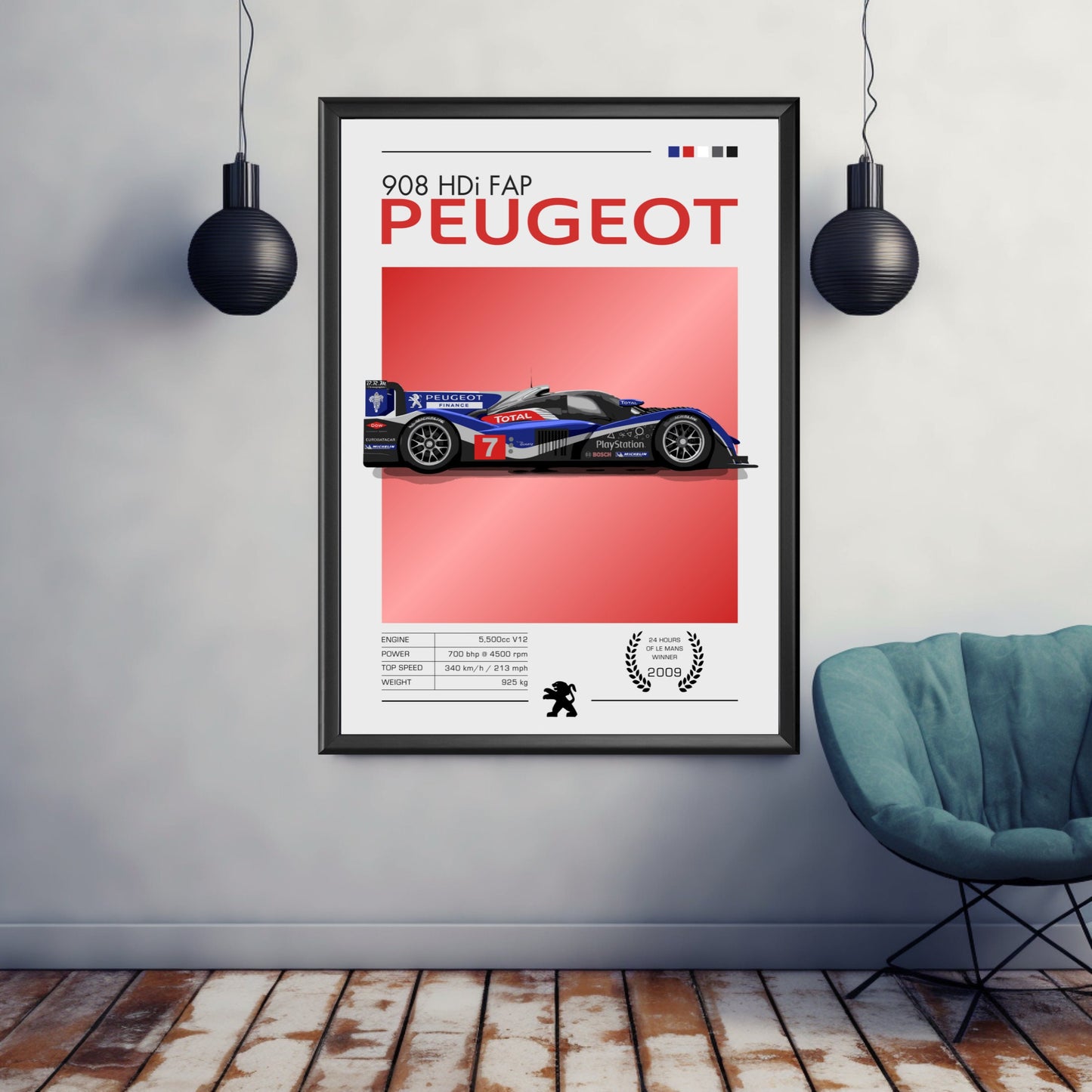 Peugeot 908 HDi Poster