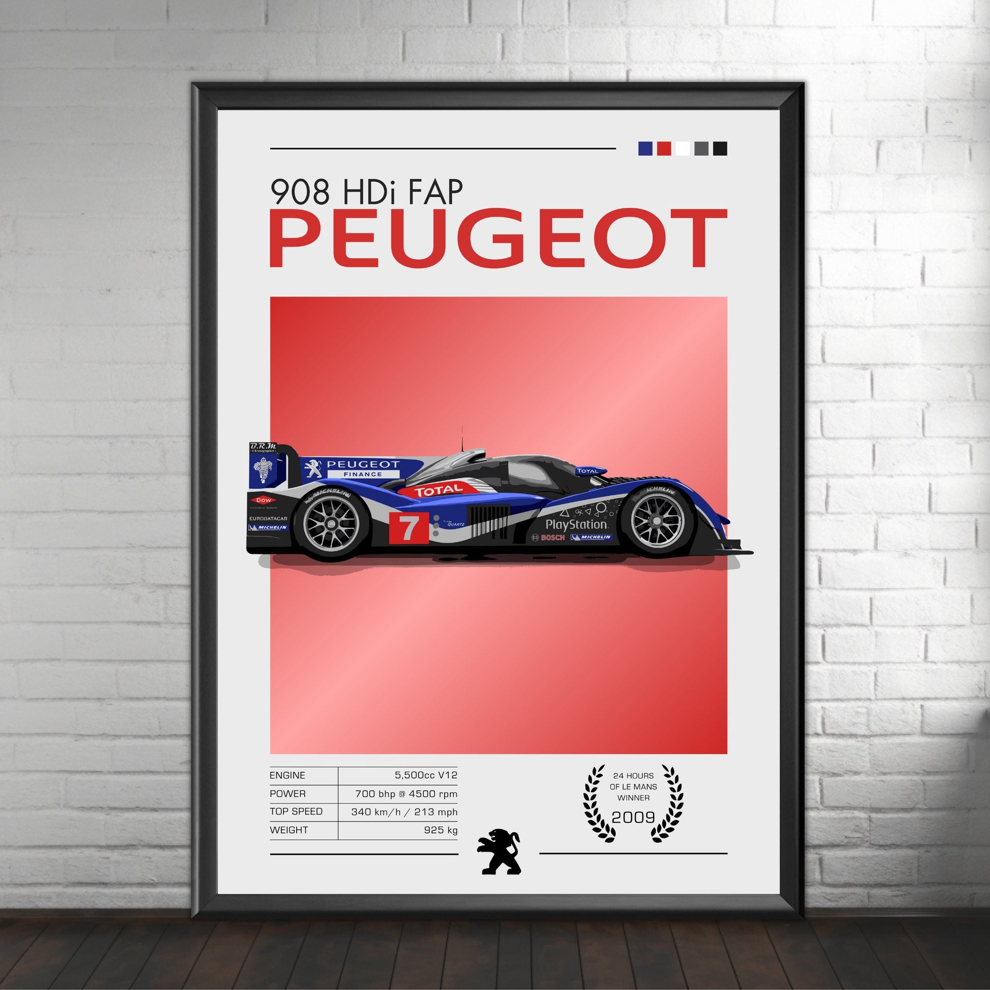 Peugeot 908 HDi Poster