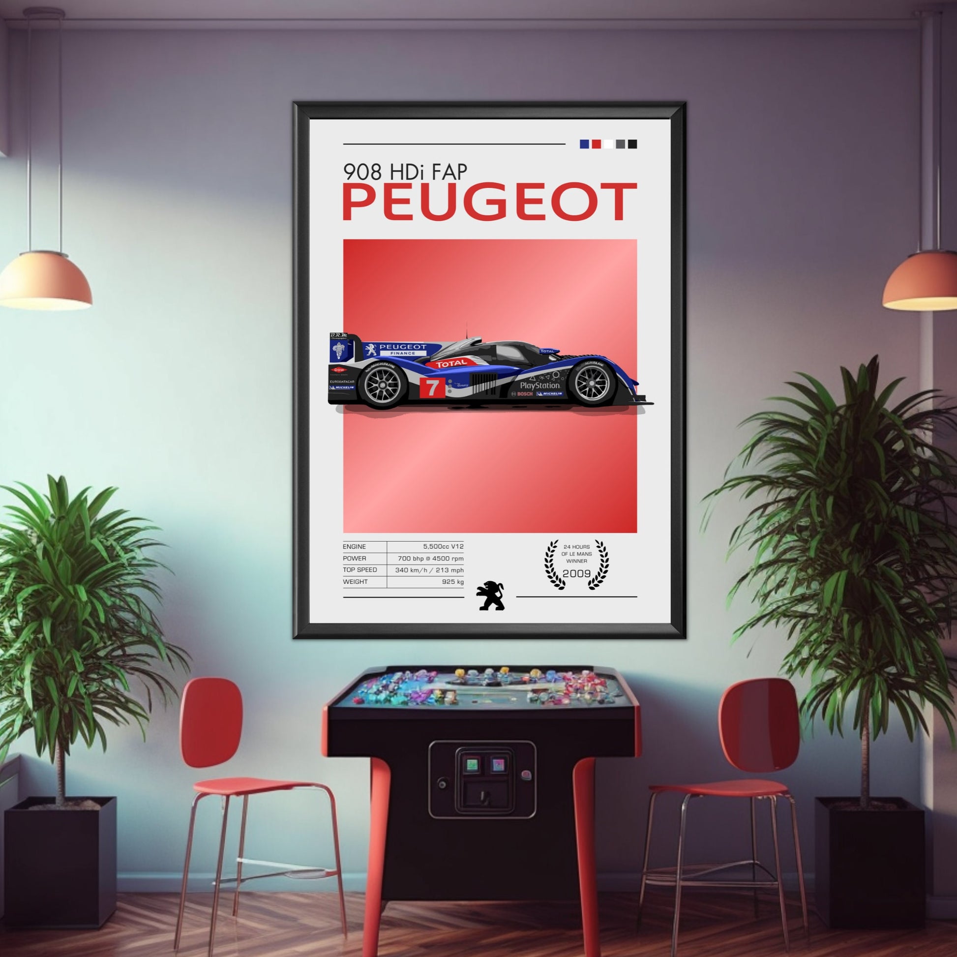 Peugeot 908 HDi Poster