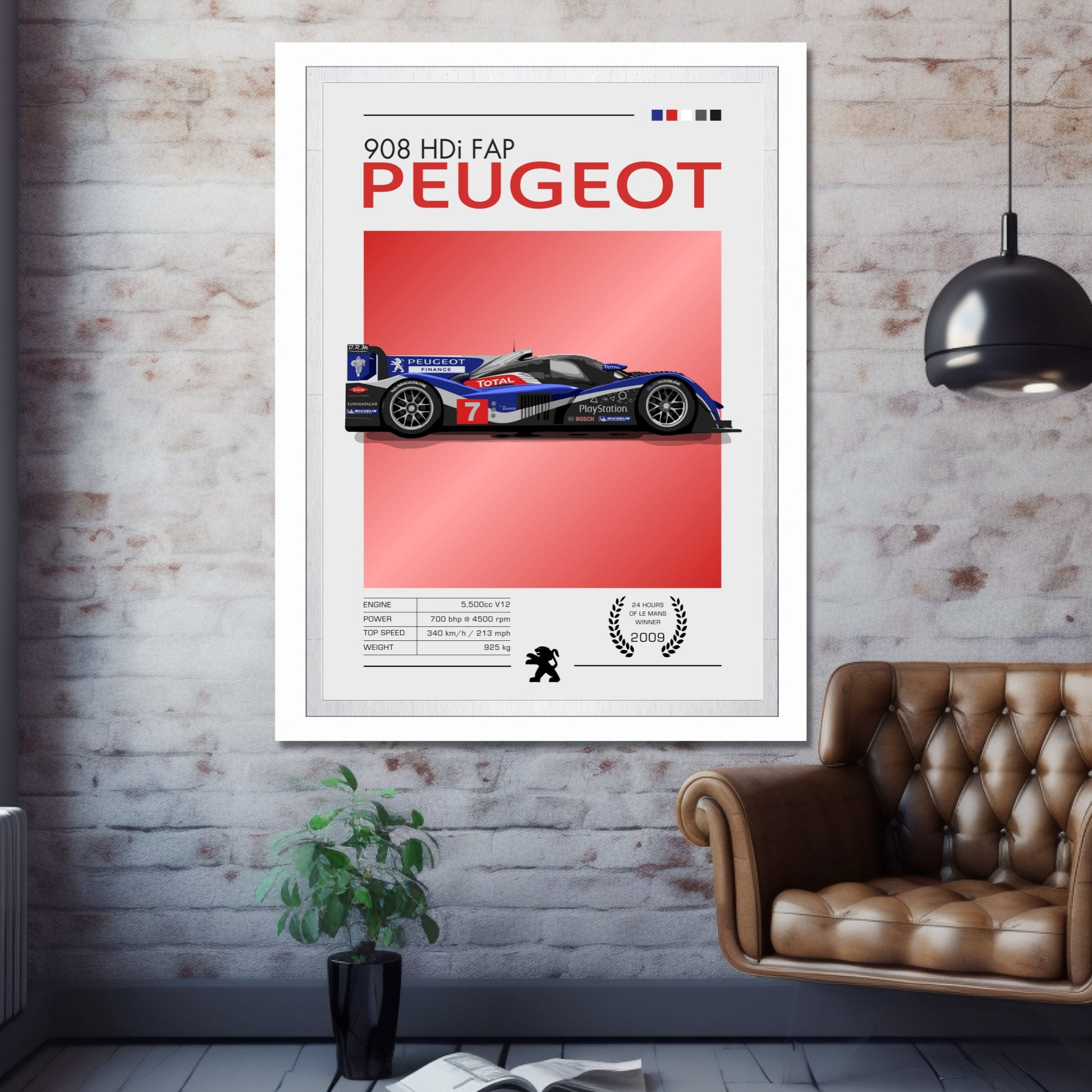 Peugeot 908 HDi Poster