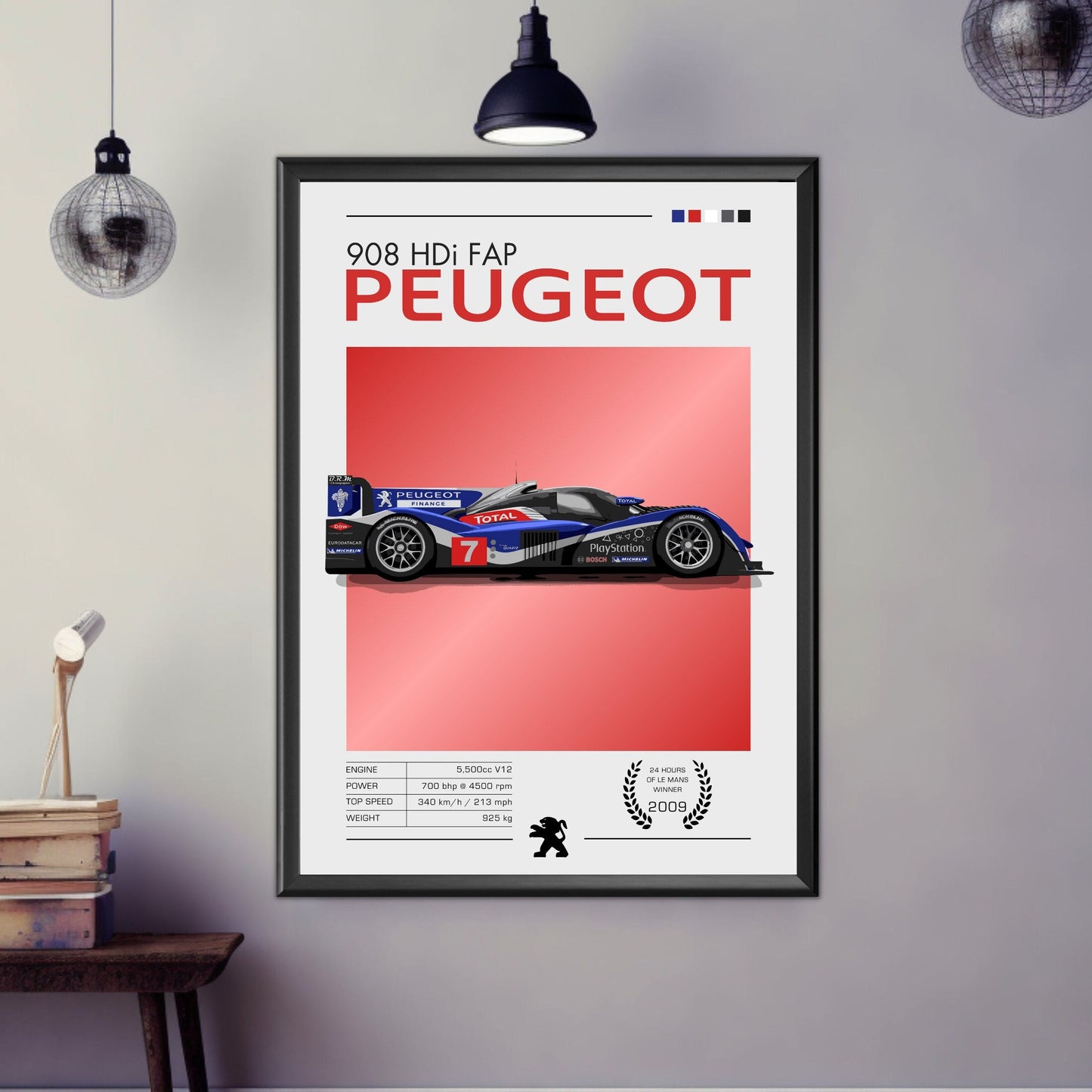 Peugeot 908 HDi Poster