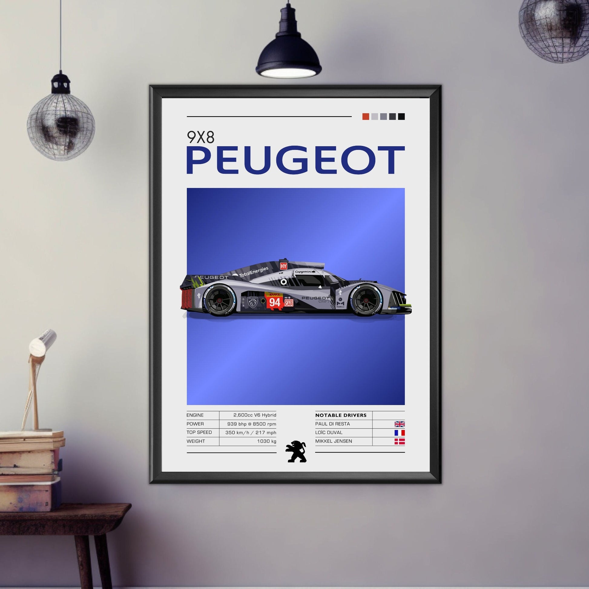 Peugeot 9X8 Print