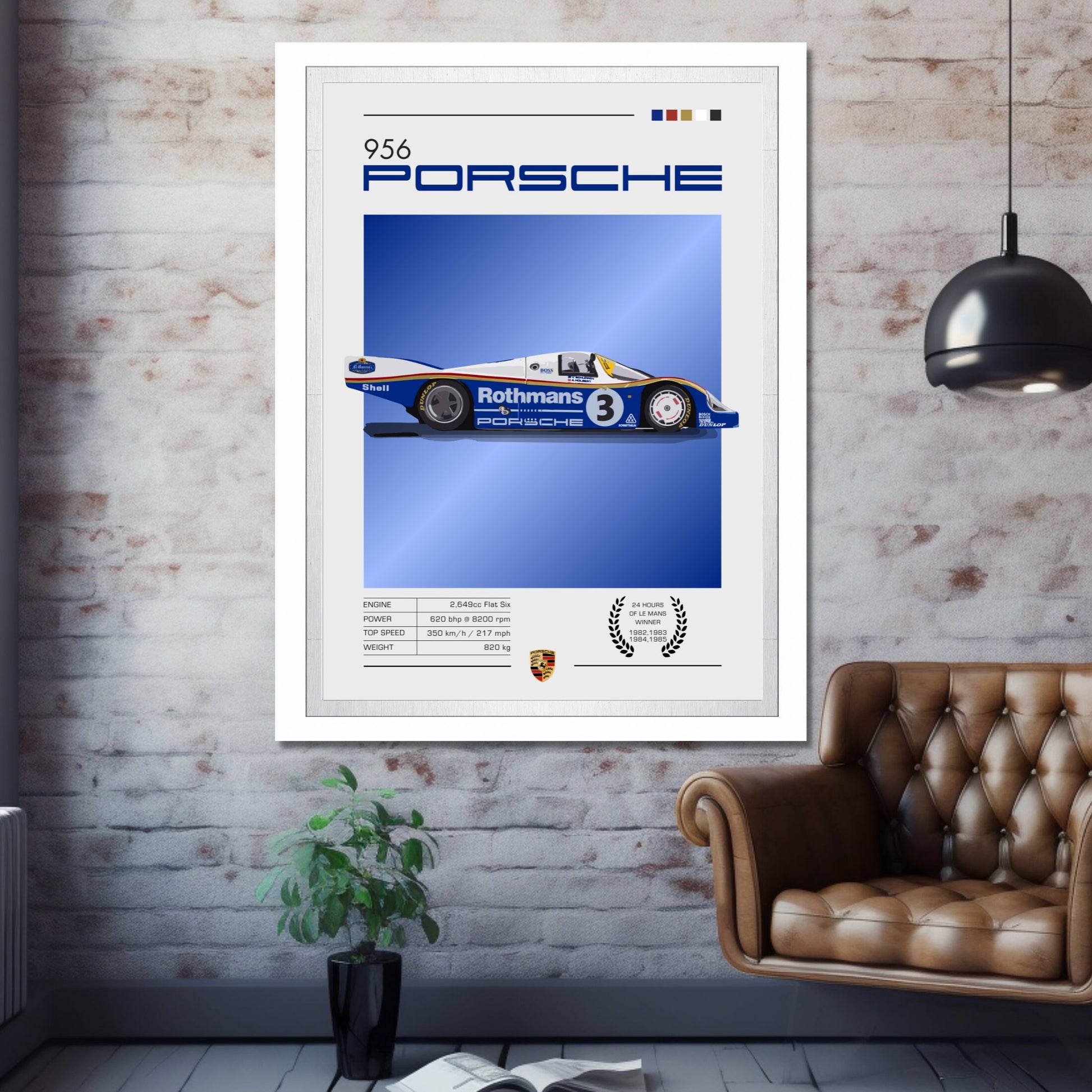 Porsche 956 Poster