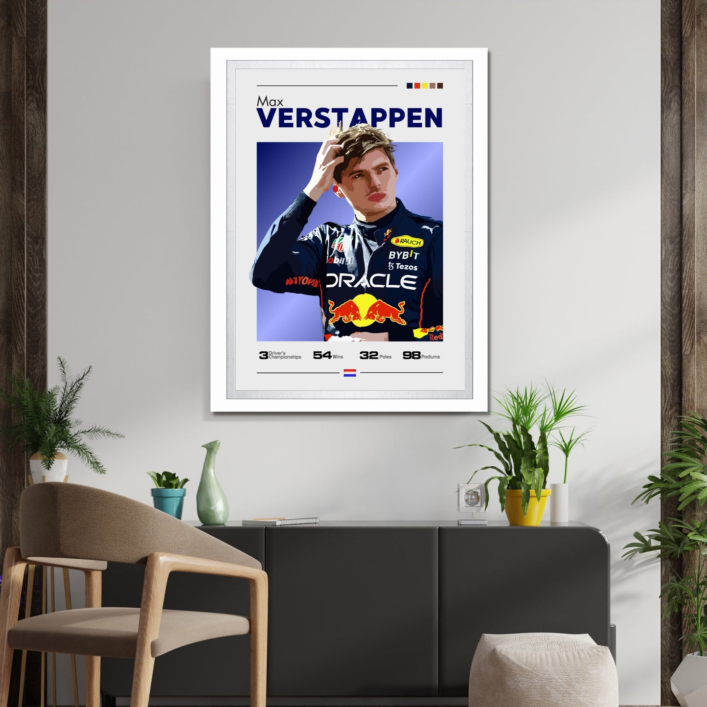 Max Verstappen F1 Print