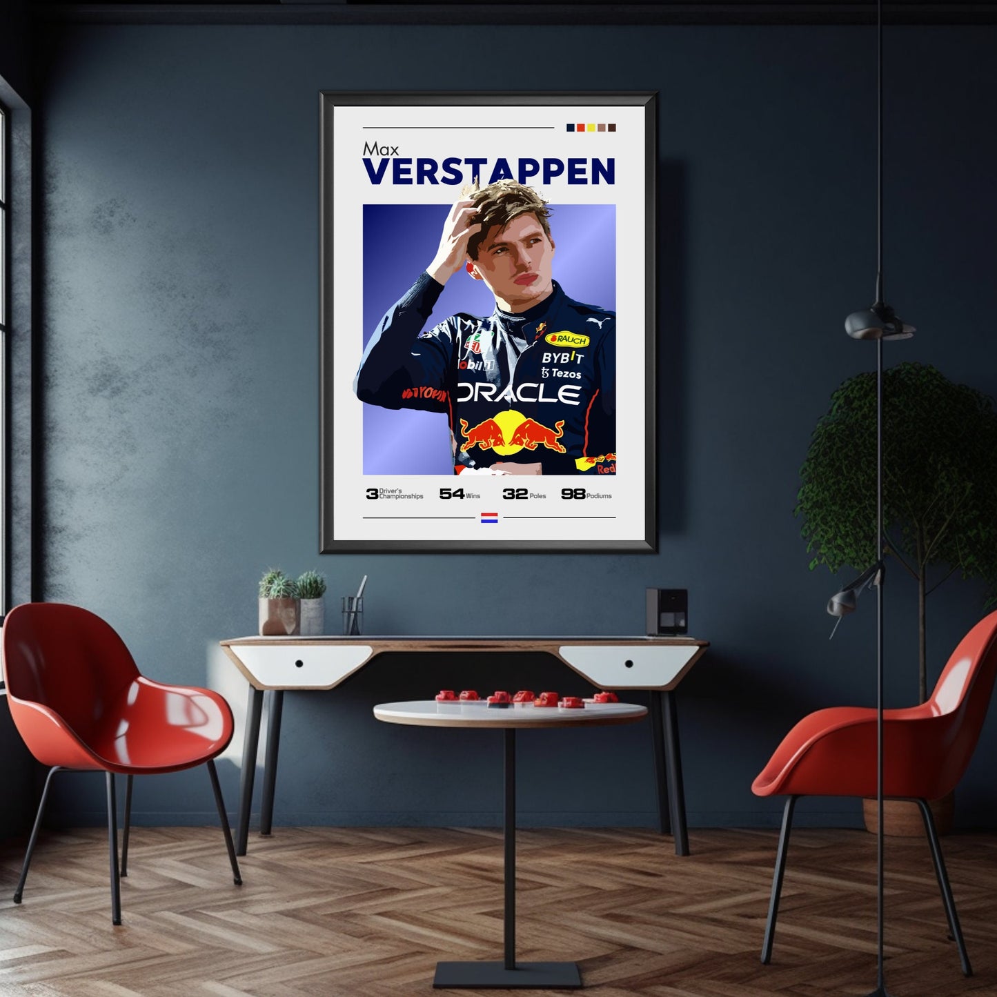 Max Verstappen F1 Print