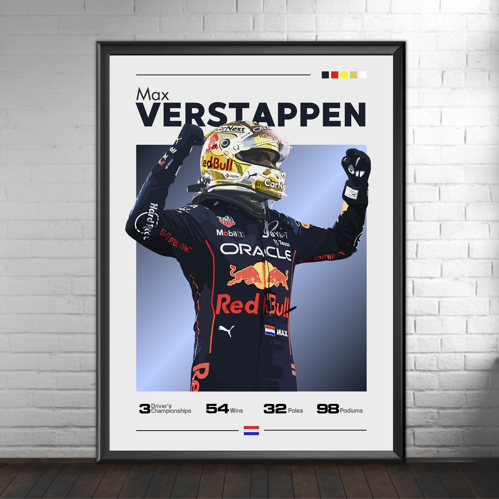 Max Verstappen Poster, F1 Print