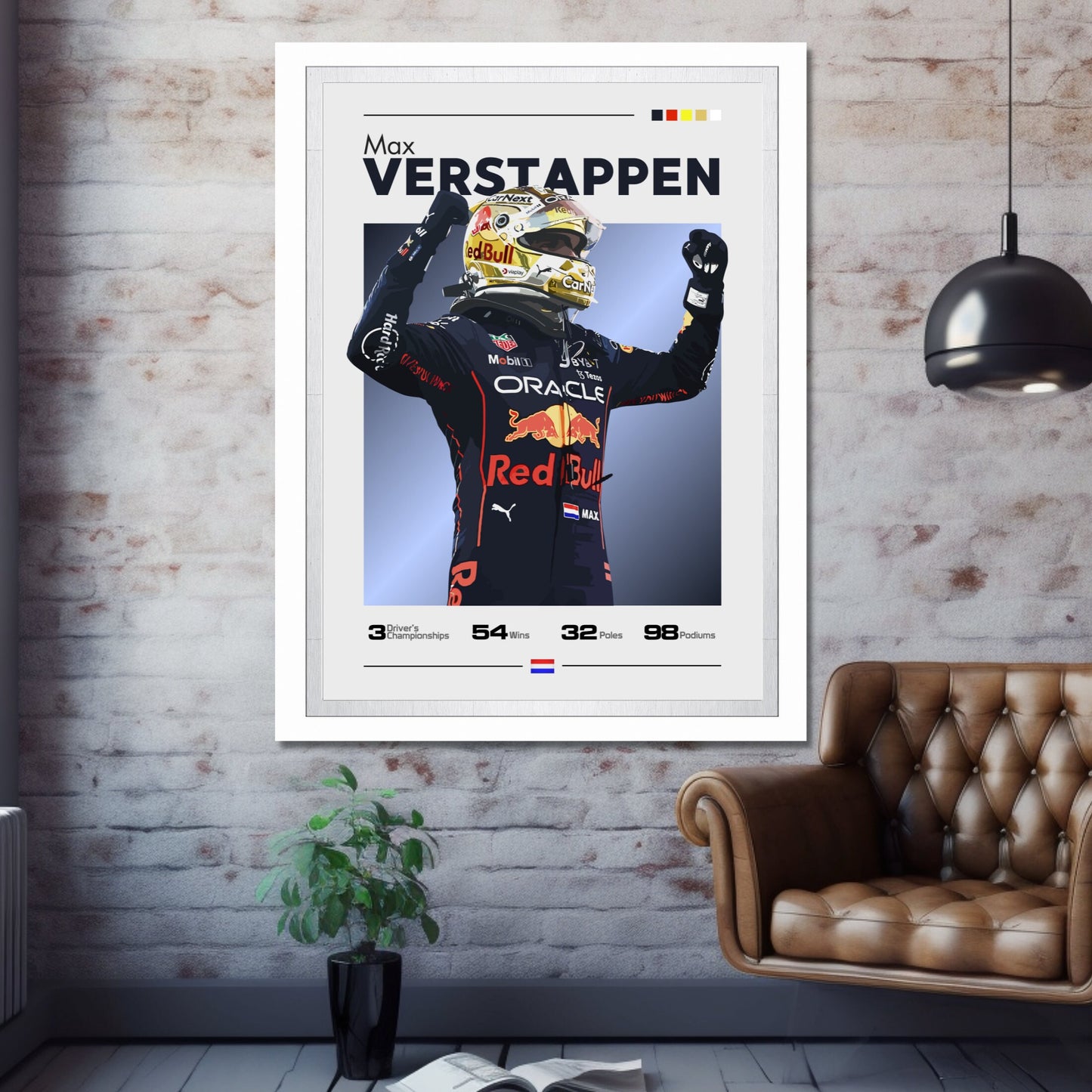 Max Verstappen Poster, F1 Print