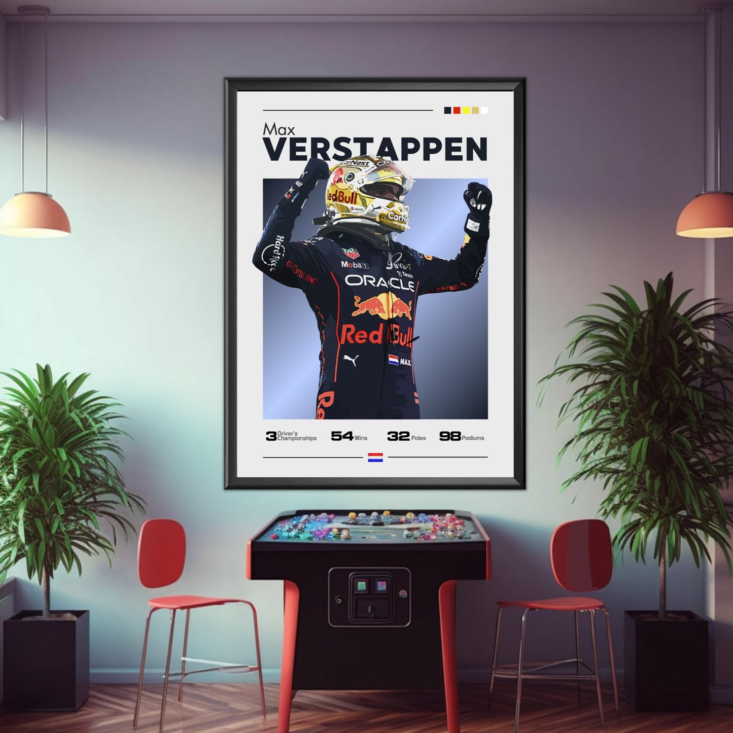 Max Verstappen Poster, F1 Print