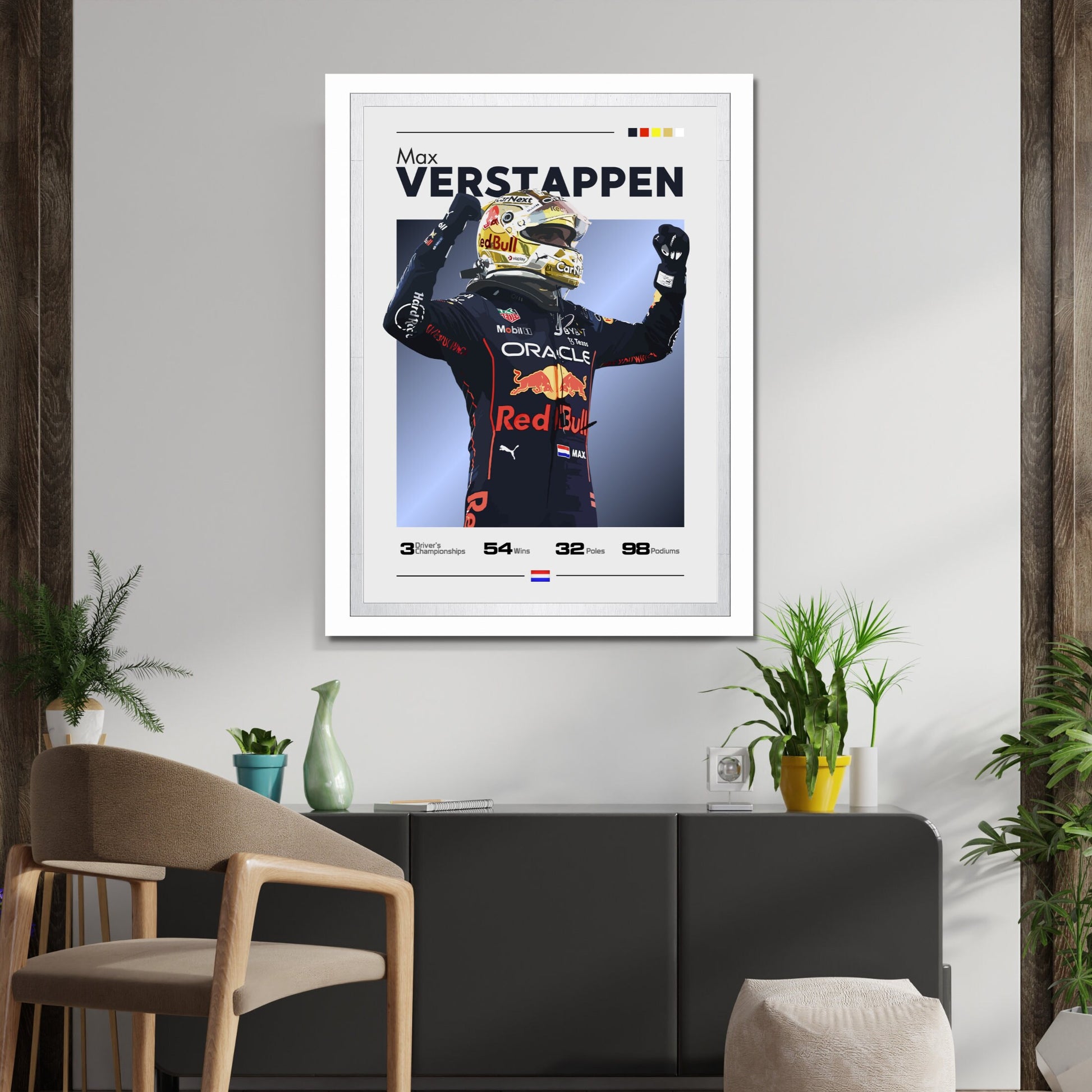 Max Verstappen Poster, F1 Print