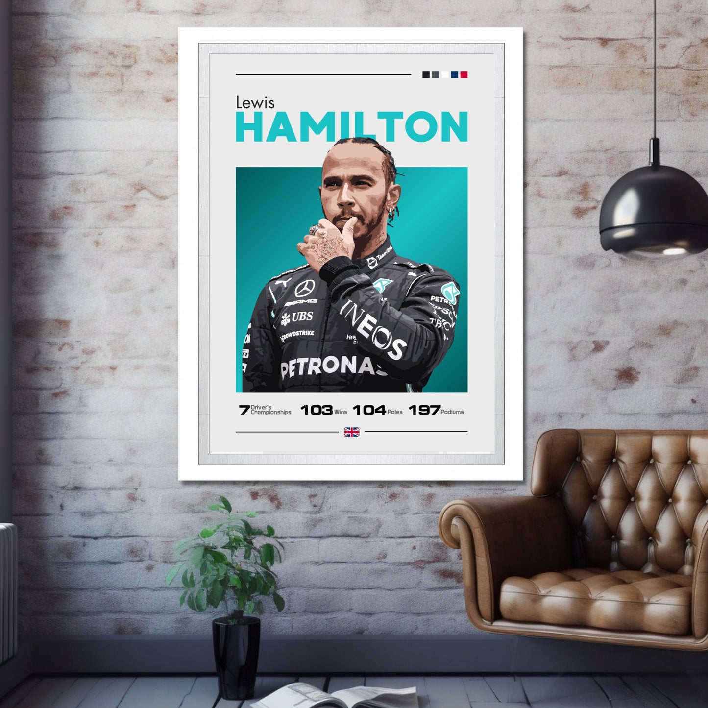 Lewis Hamilton Mercedes-Benz F1 Print