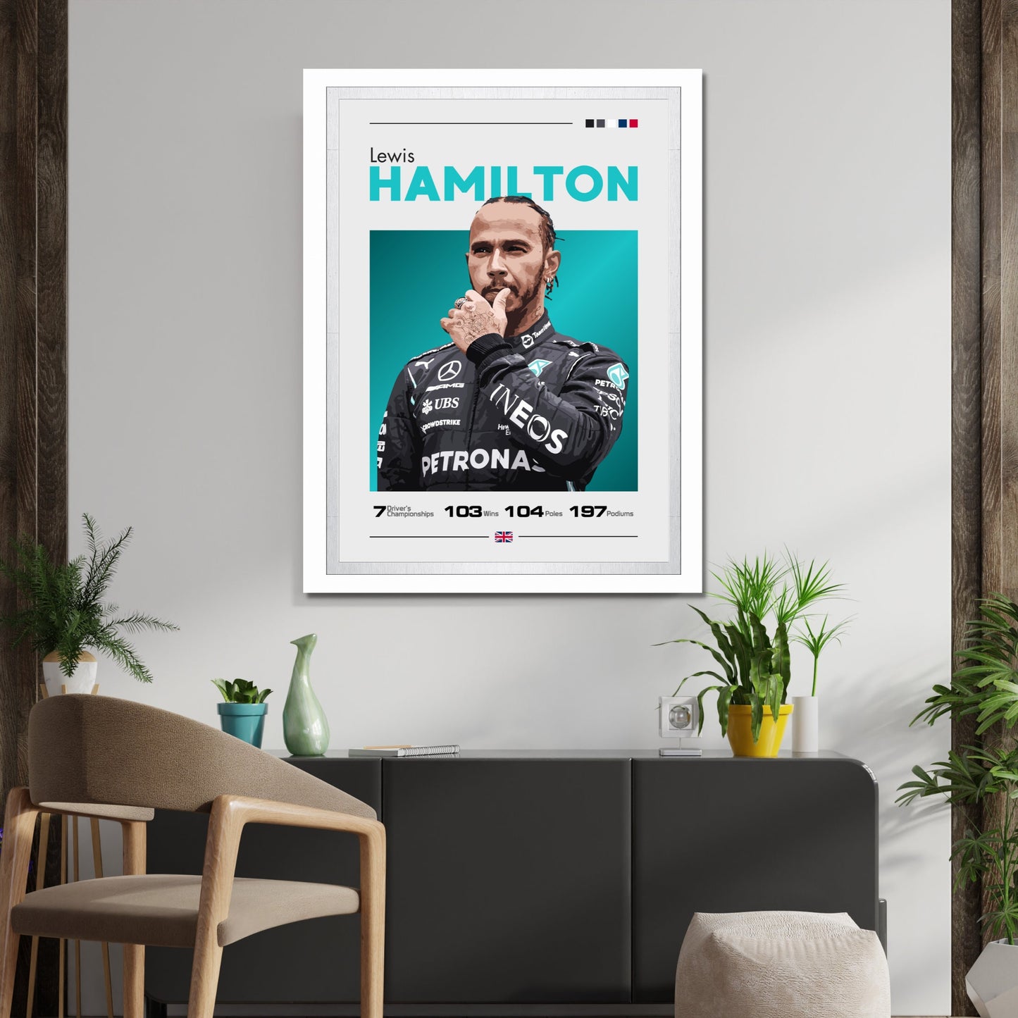 Lewis Hamilton Mercedes-Benz F1 Print