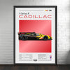 Cadillac V Series.R Print, Cadillac V Series.R Poster, Car Print, Car Art, Race Car Print, Car Poster, 24h of Le Mans, Hypercar Print