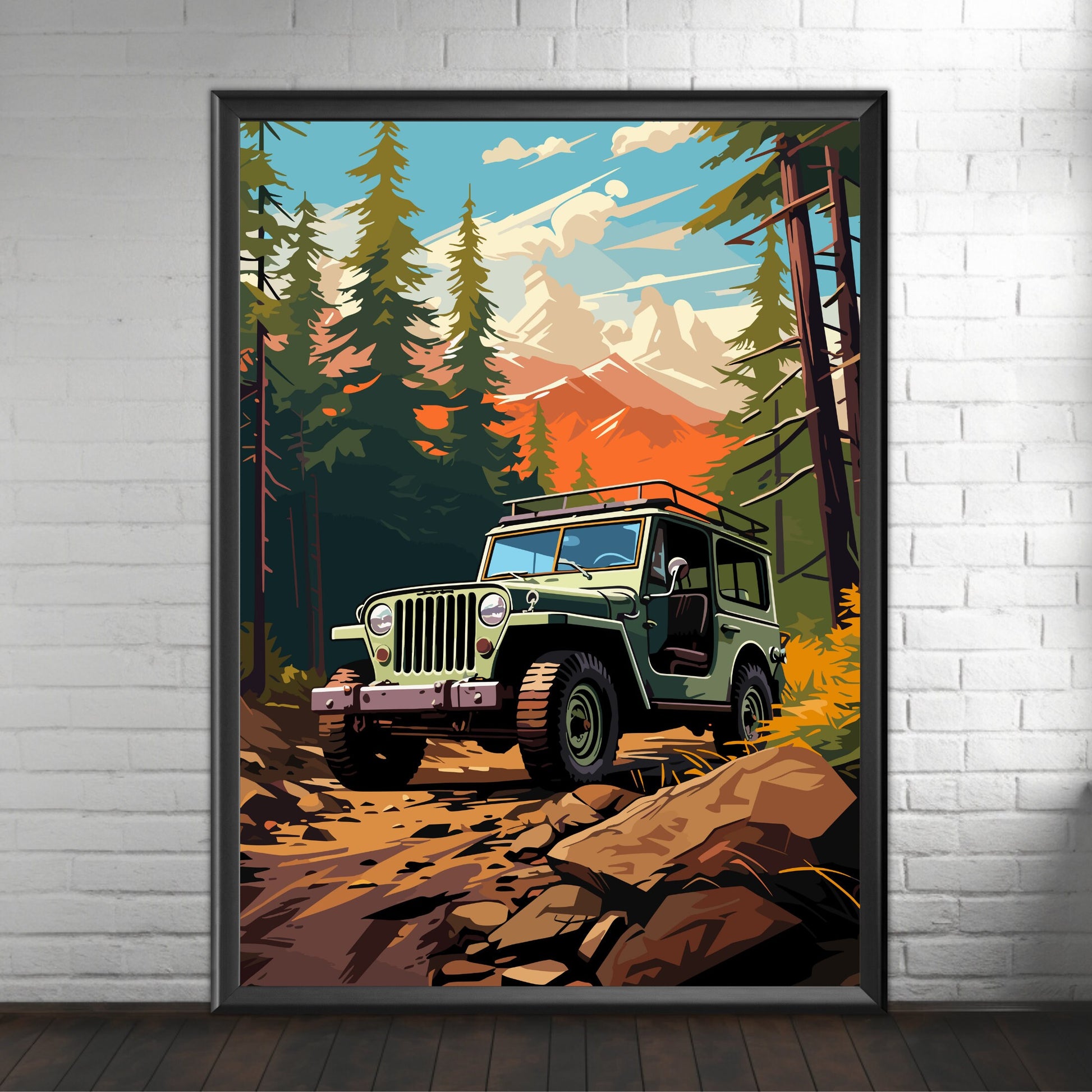 Jeep Willys Poster