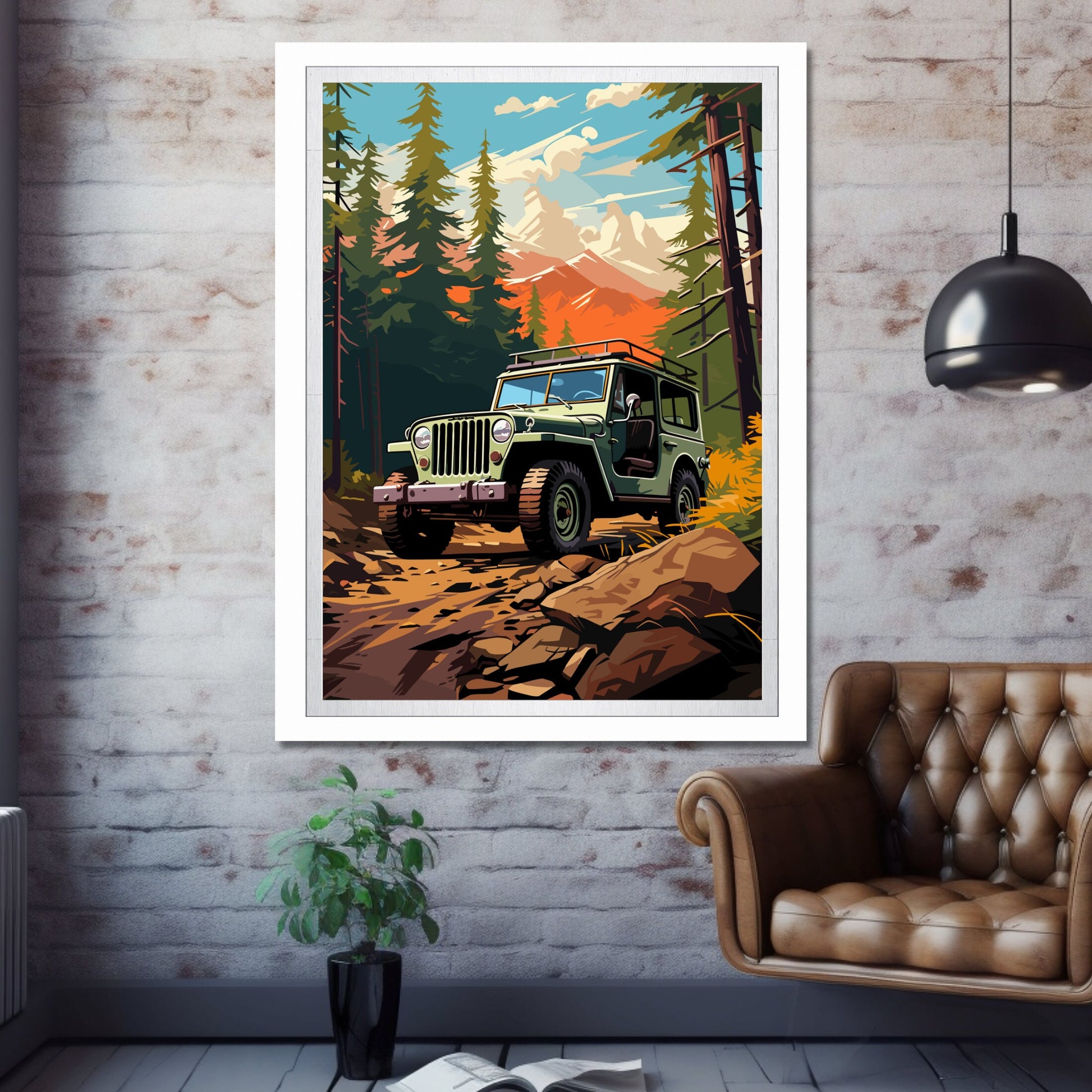 Jeep Willys Poster