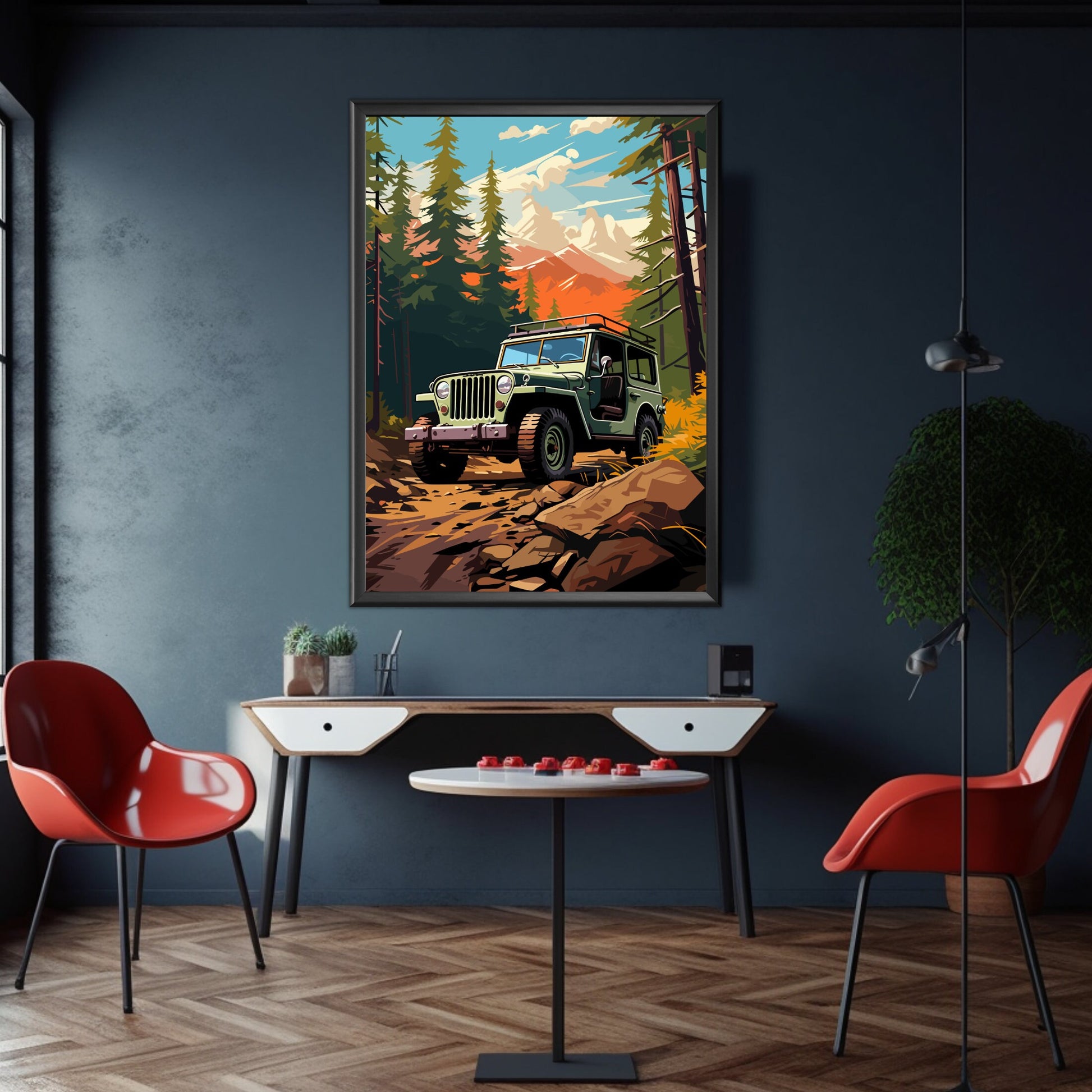 Jeep Willys Poster