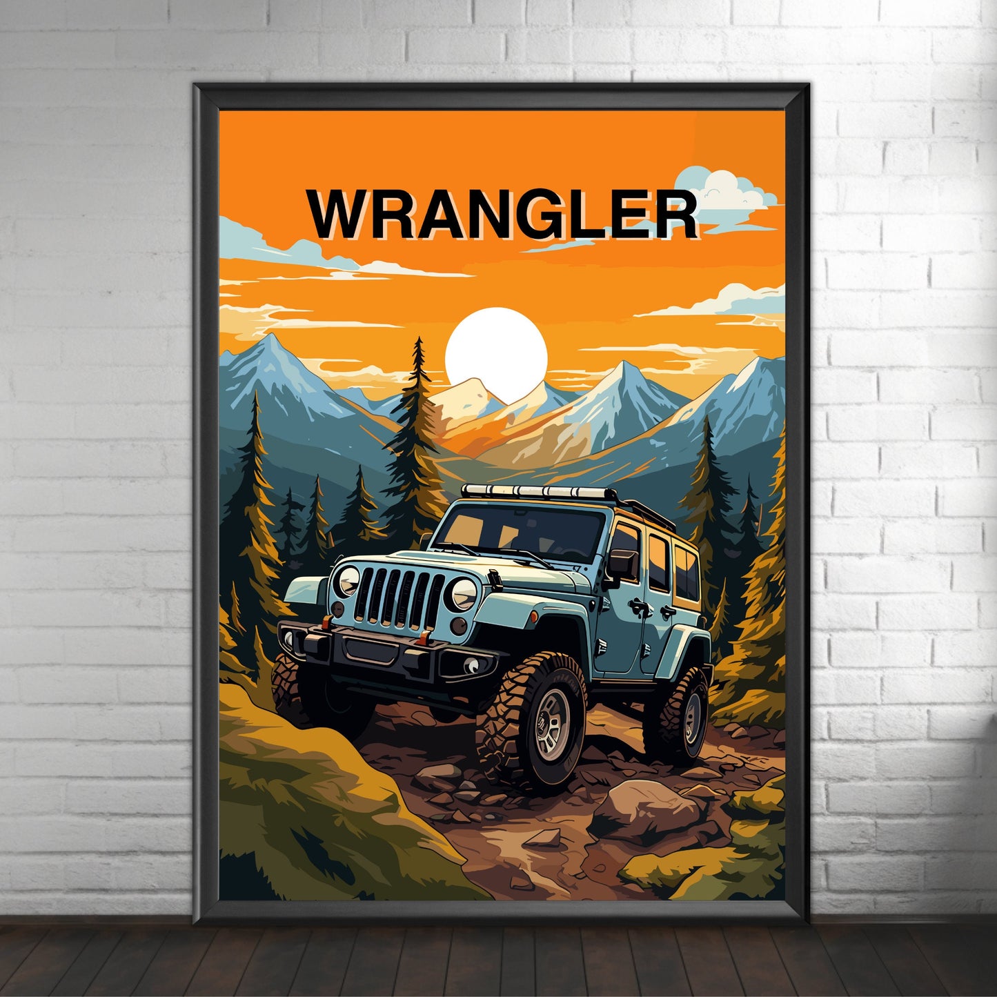 Jeep Wrangler Off-Roader Print