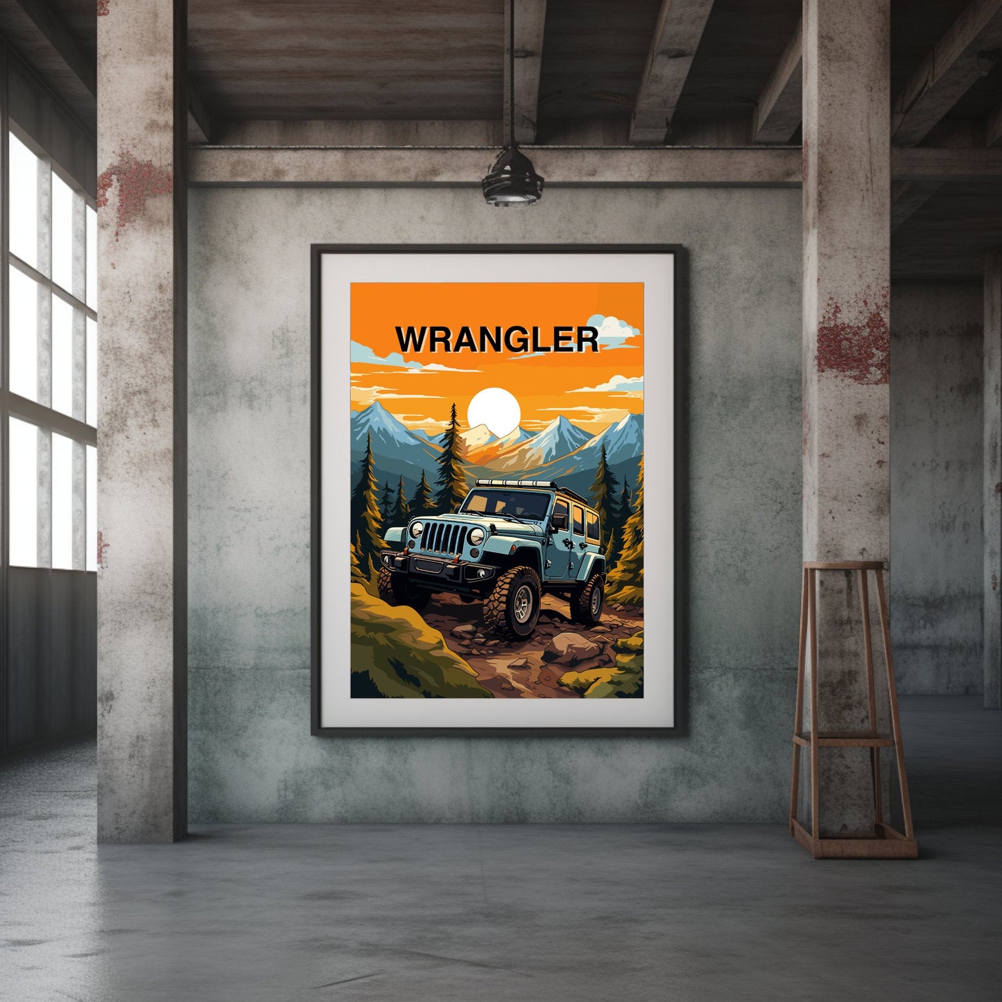 Jeep Wrangler Off-Roader Print