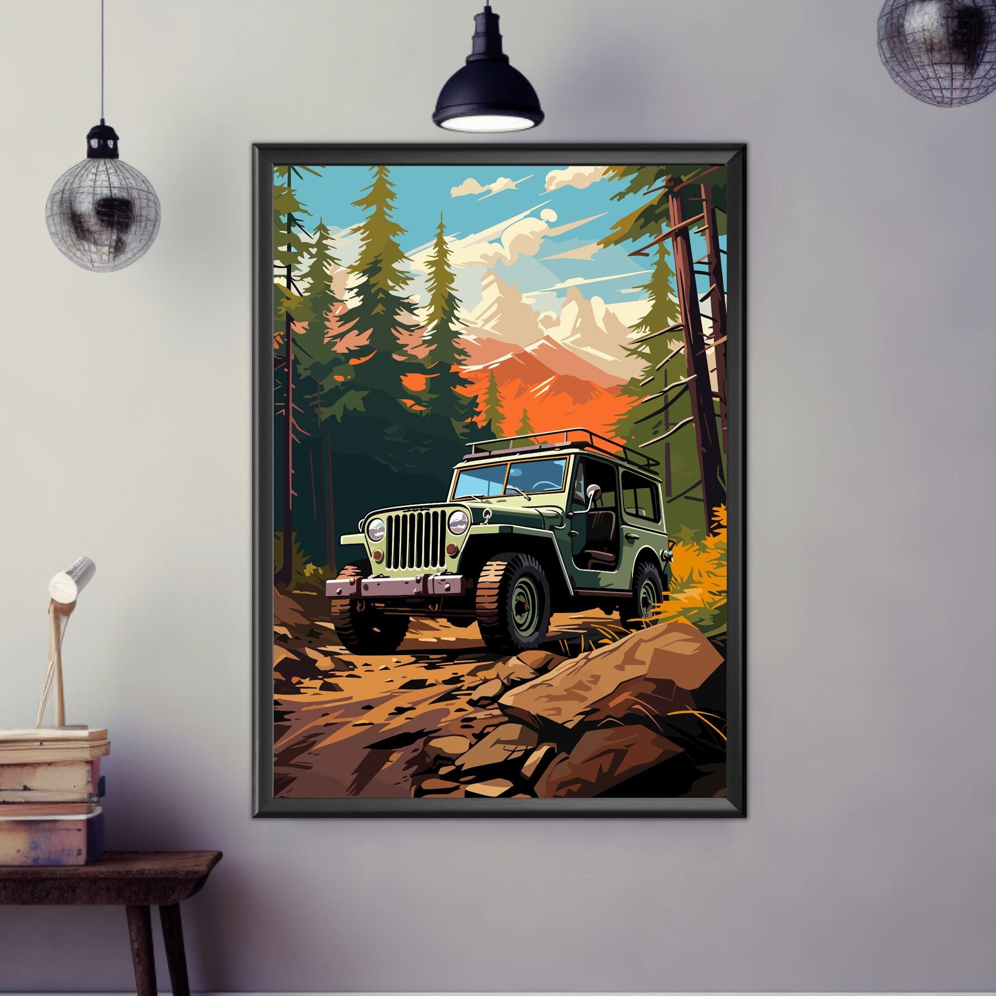 Jeep Willys Poster