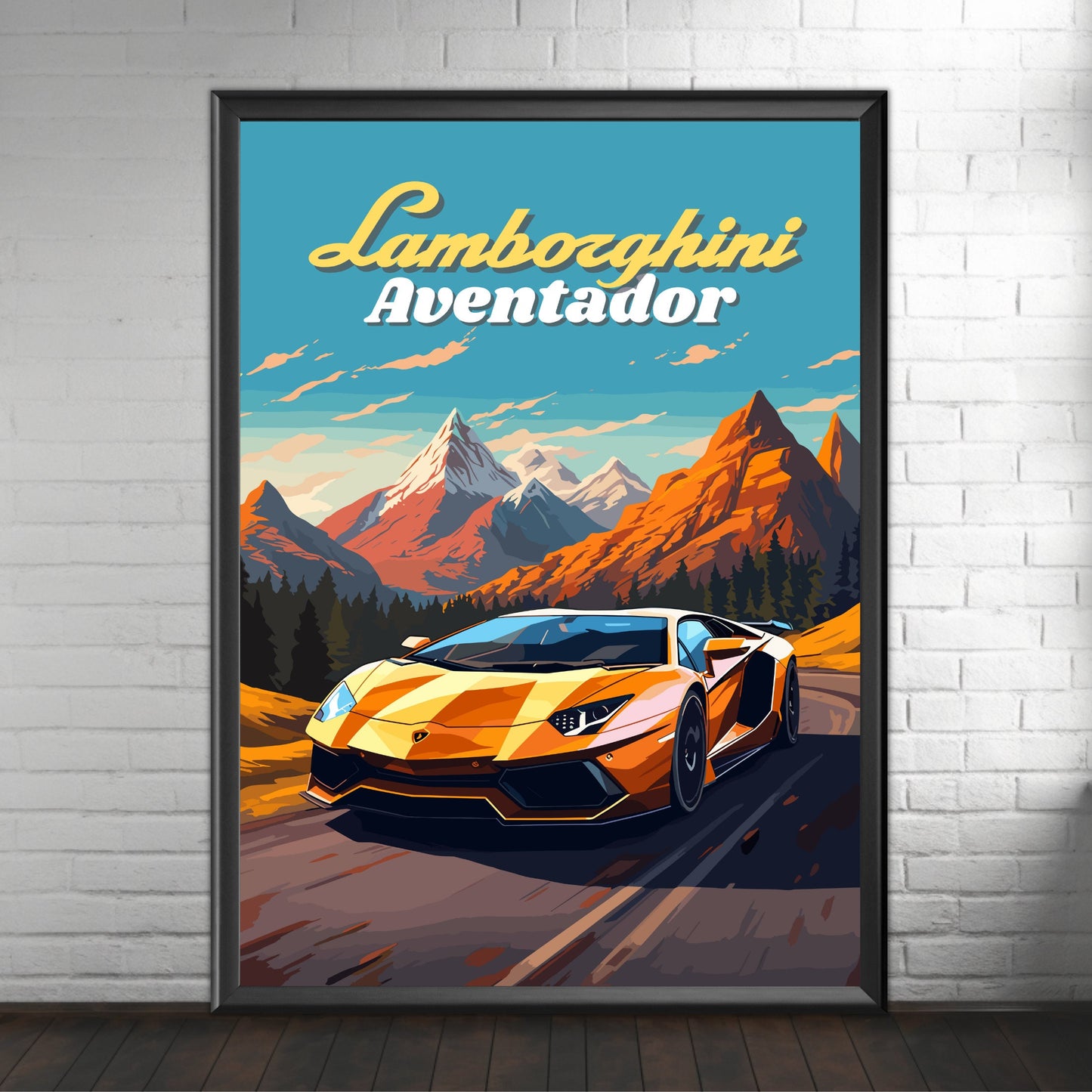 Lamborghini Aventador Poster