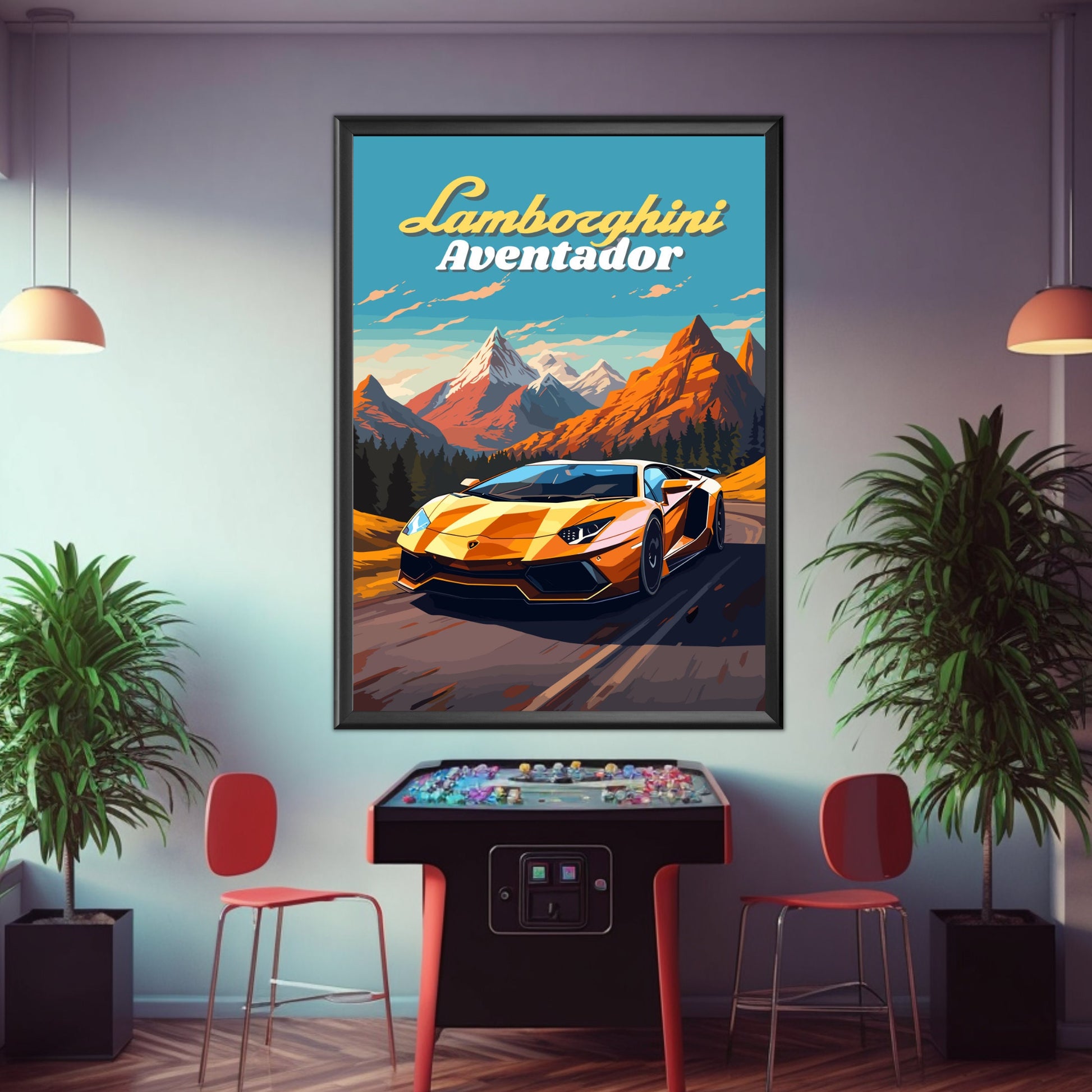 Lamborghini Aventador Poster