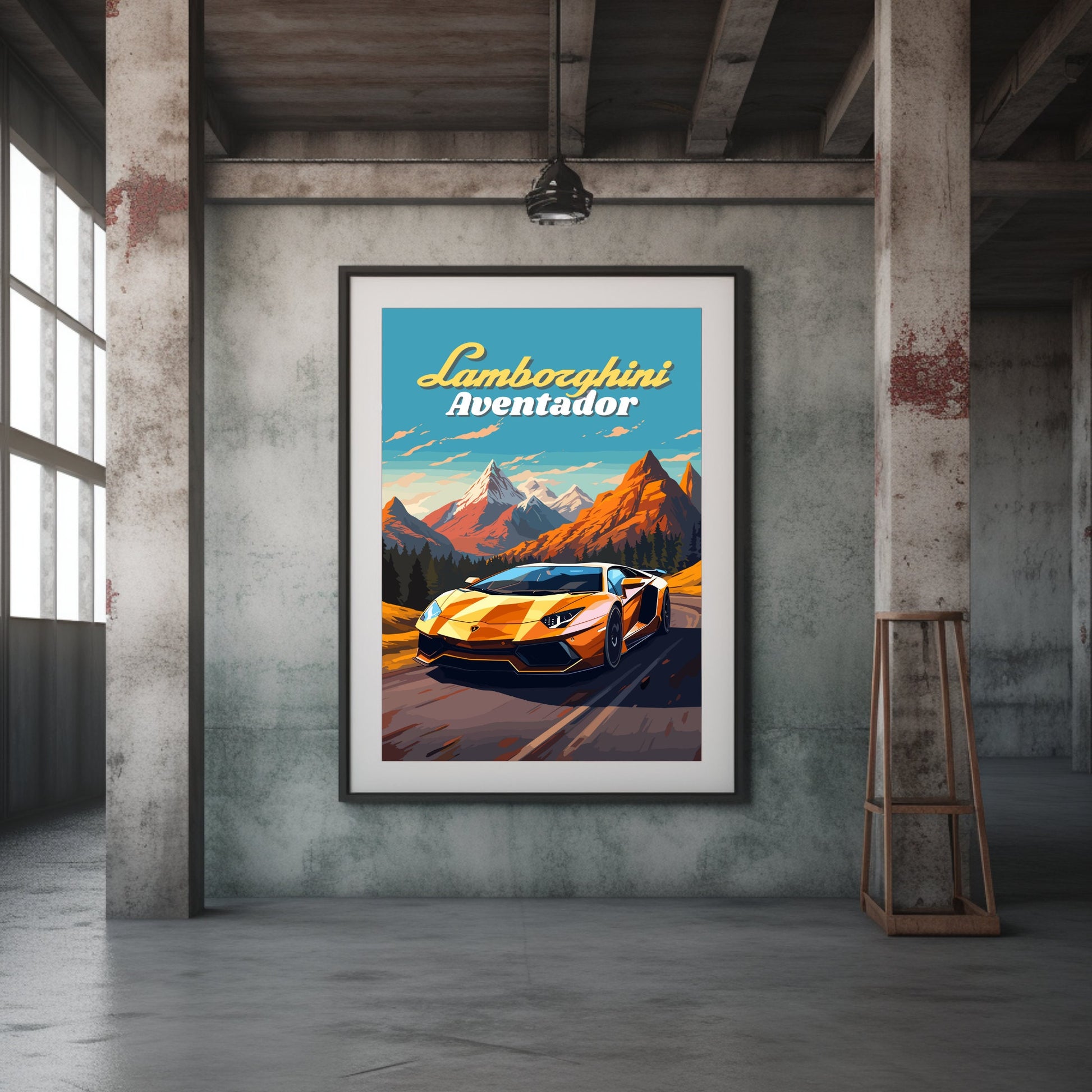 Lamborghini Aventador Poster