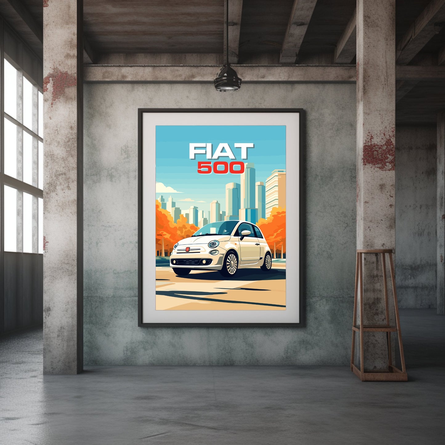 Fiat 500 Print