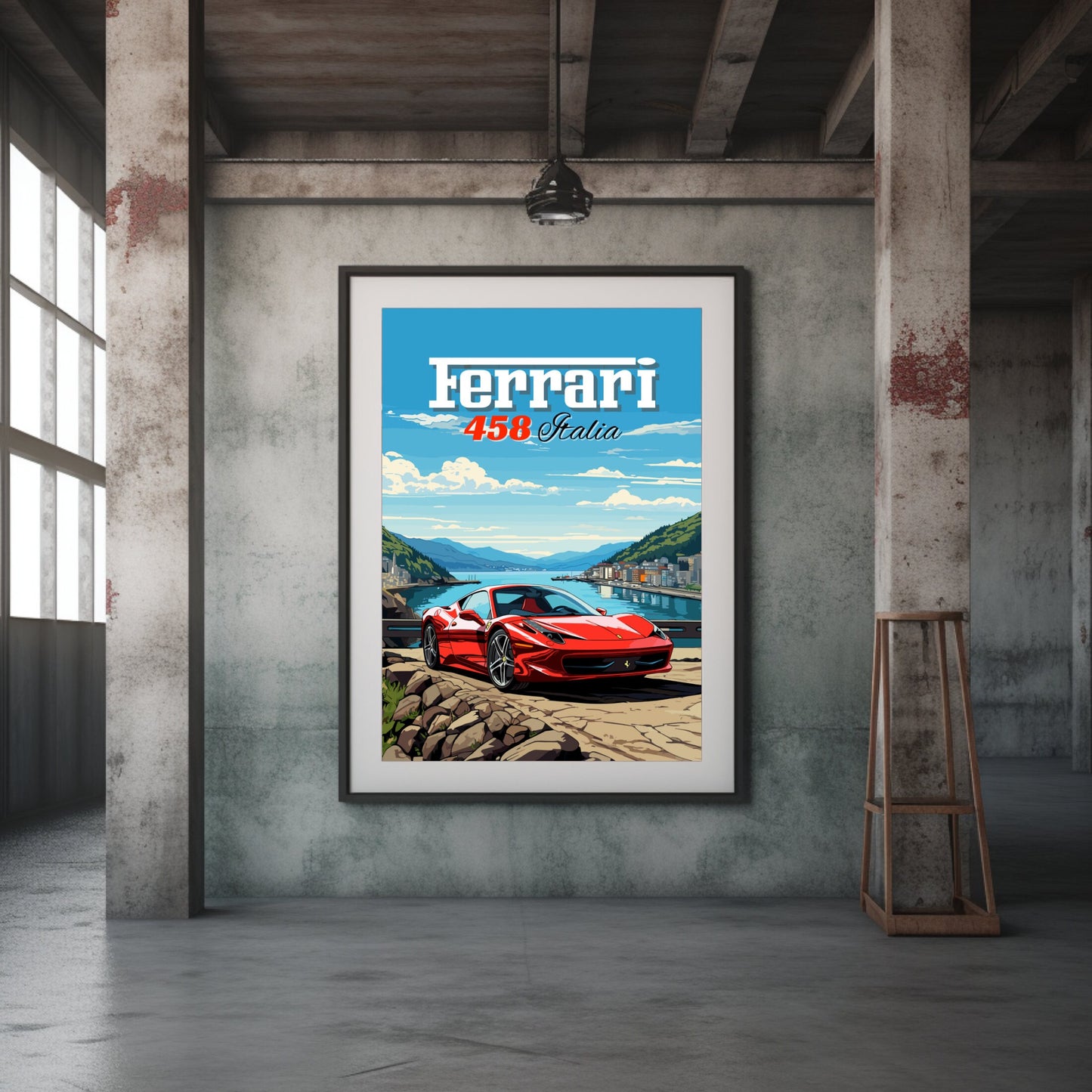 Ferrari 458 Italia Poster