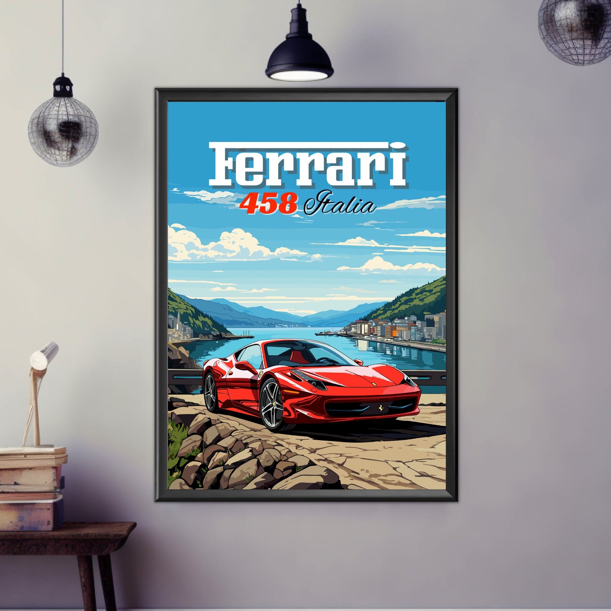 Ferrari 458 Italia Poster