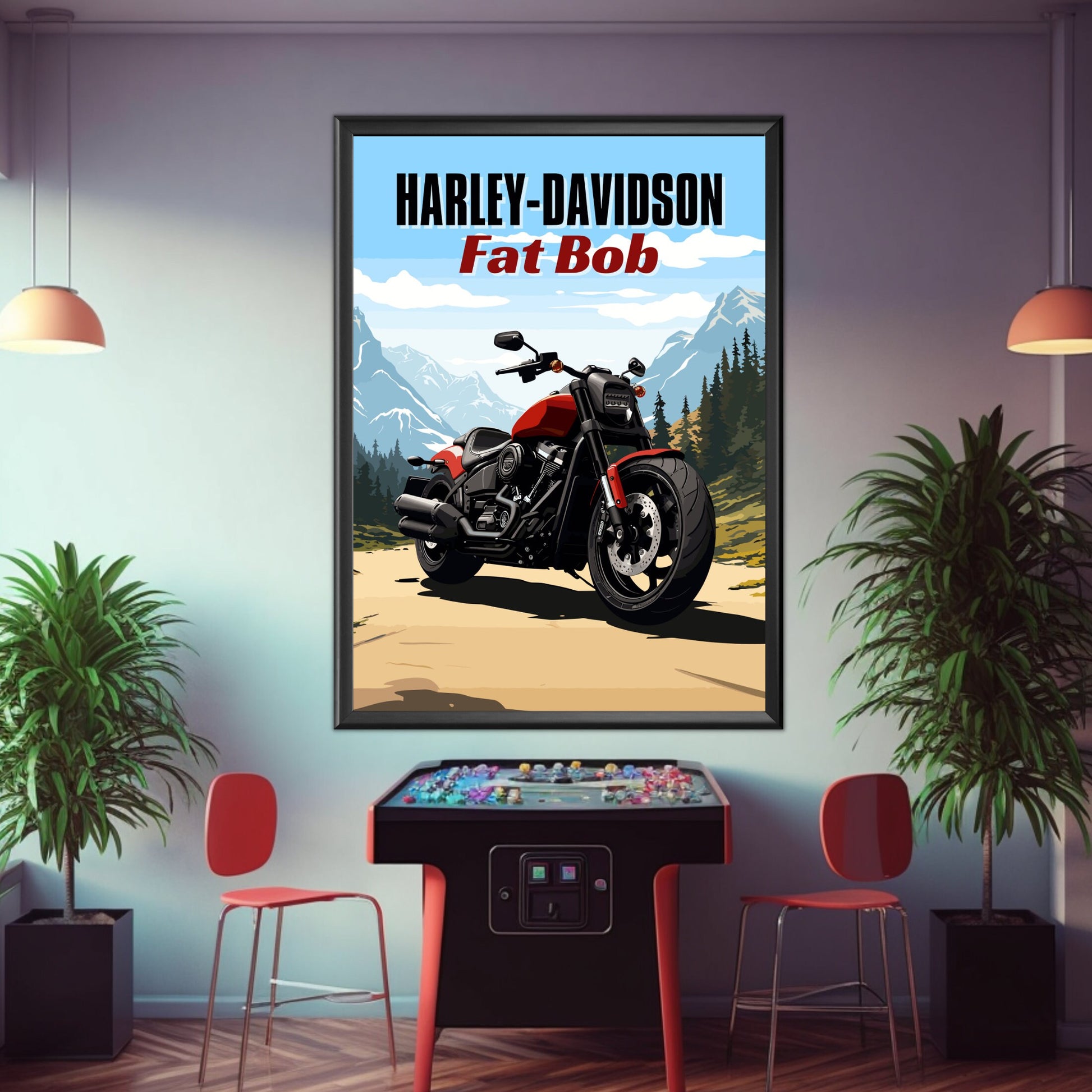 Harley-Davidson Fat Bob Print