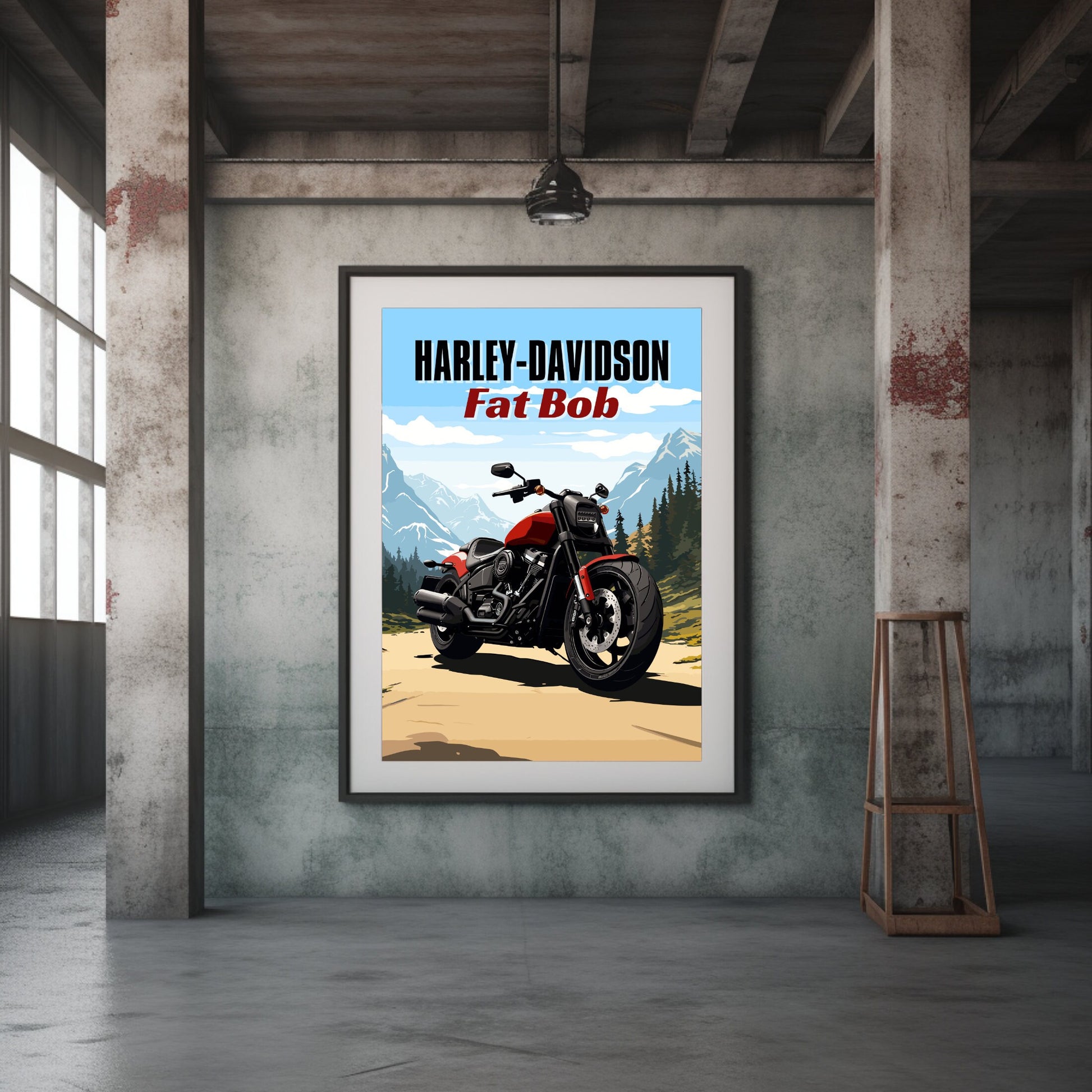 Harley-Davidson Fat Bob Print